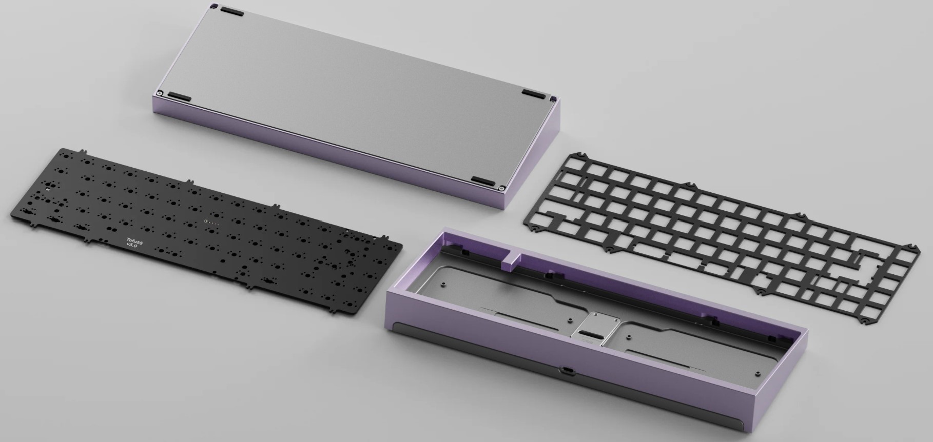 [GB] KIT bàn phím TOFU65 3.0 | TOP CASE