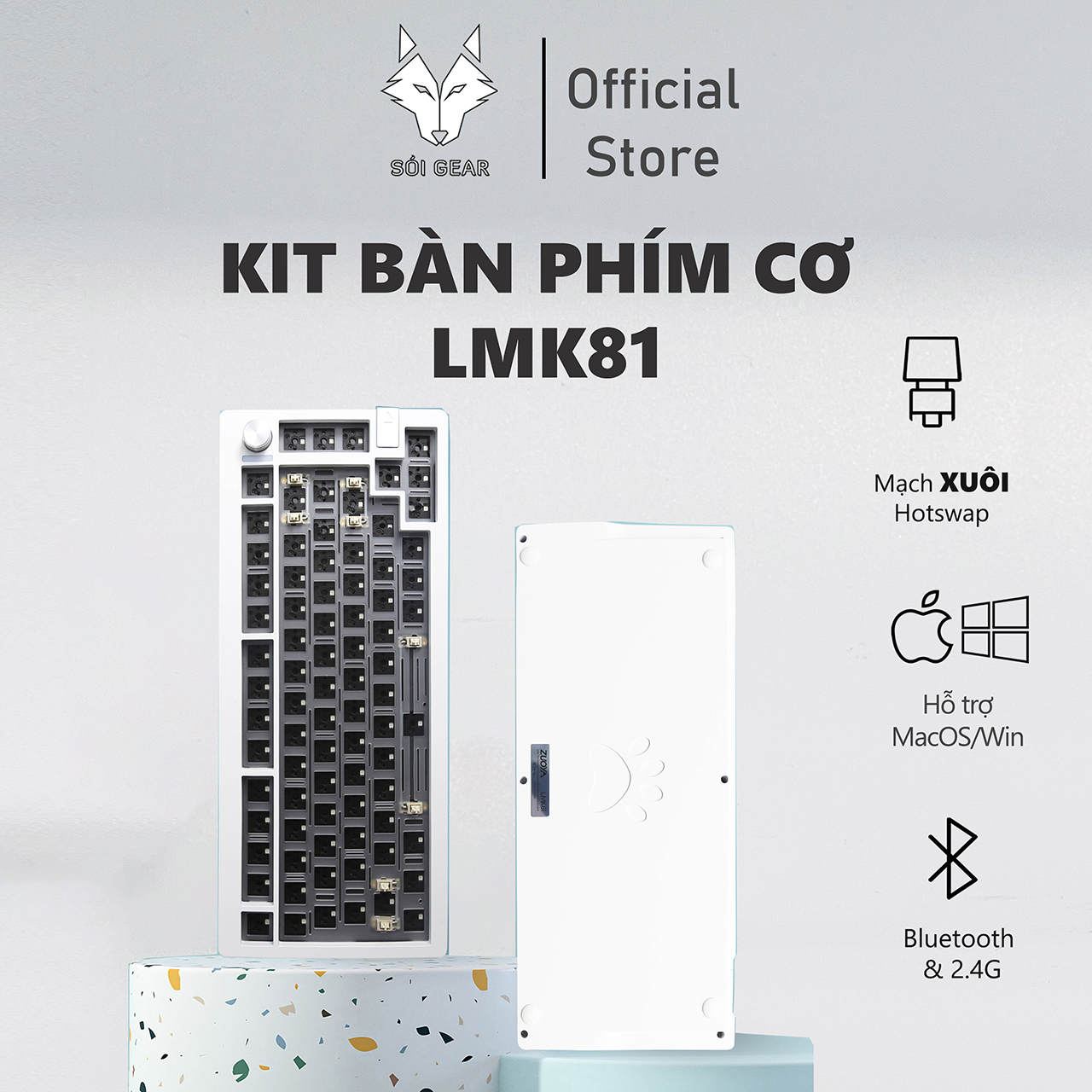 [In Stock] Bàn Phím cơ LMK81 Kit