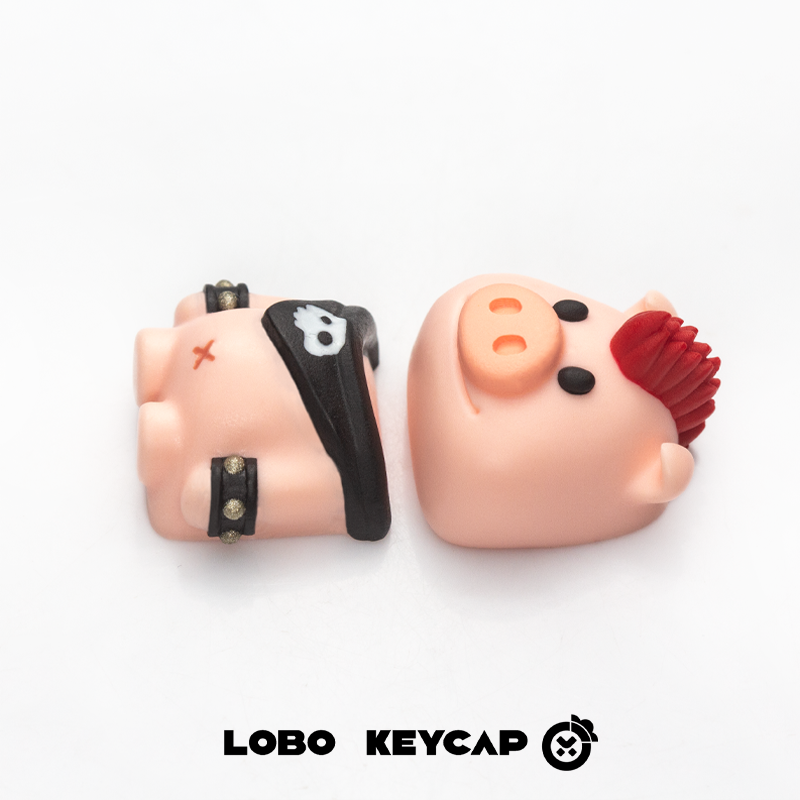 Keycap Lobo Artisan Party Animals