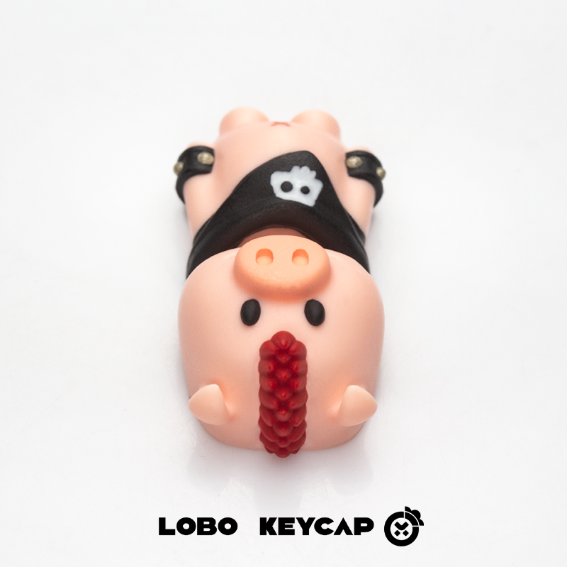 Keycap Lobo Artisan Party Animals