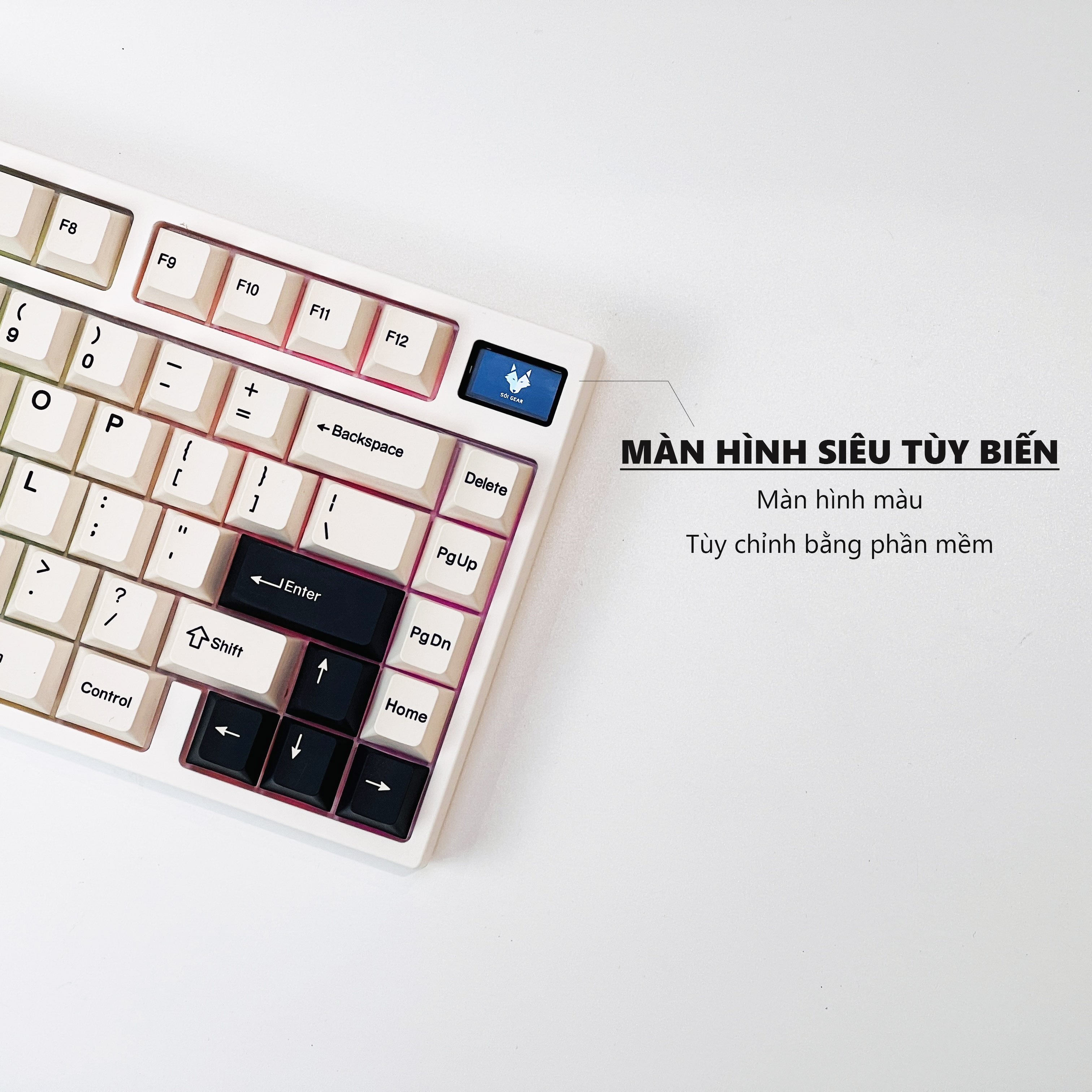 Bàn phím cơ Keydous NJ81- Mạch xuôi