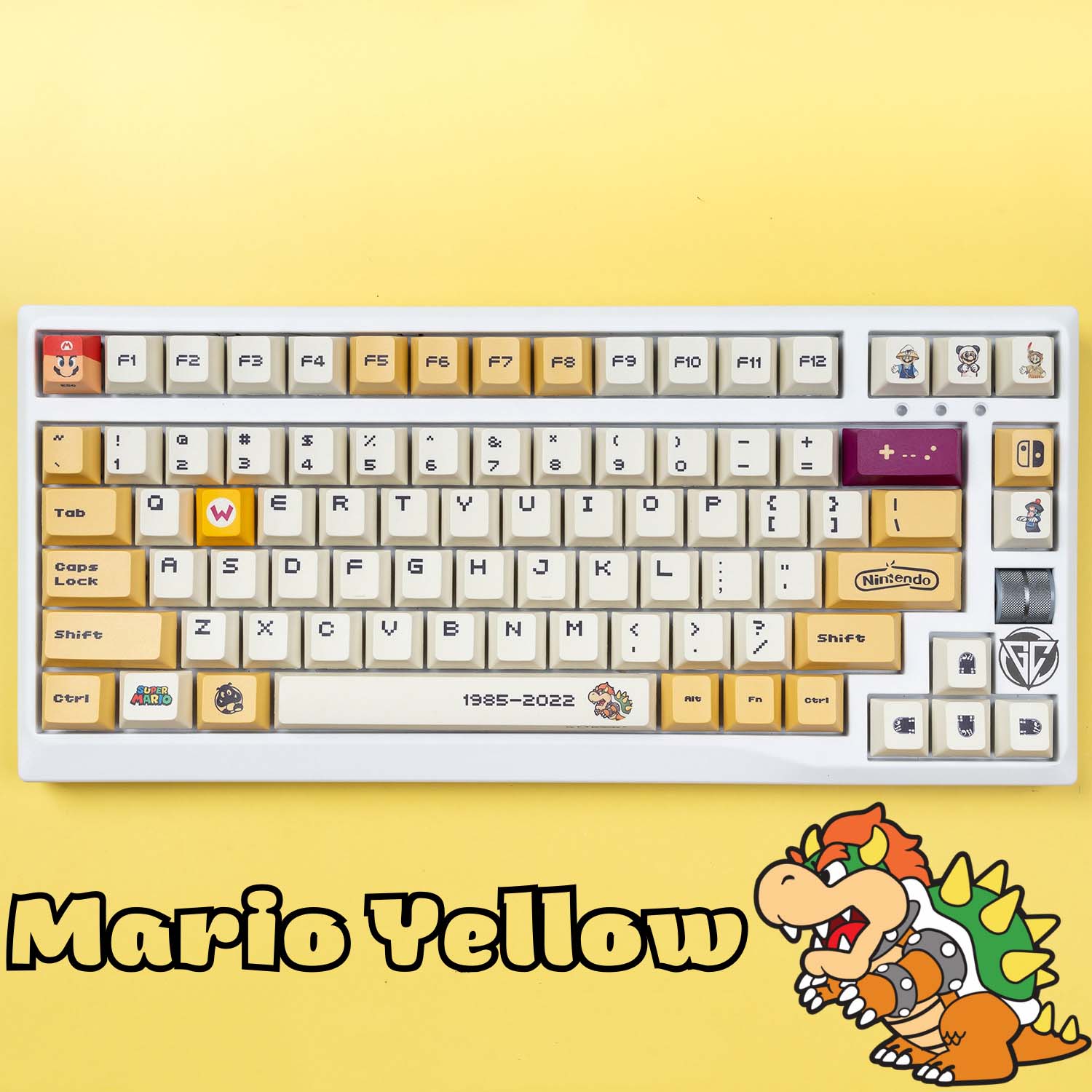 Keycap Mintcaps Cherry Mario PBT Dyesub-Yellow