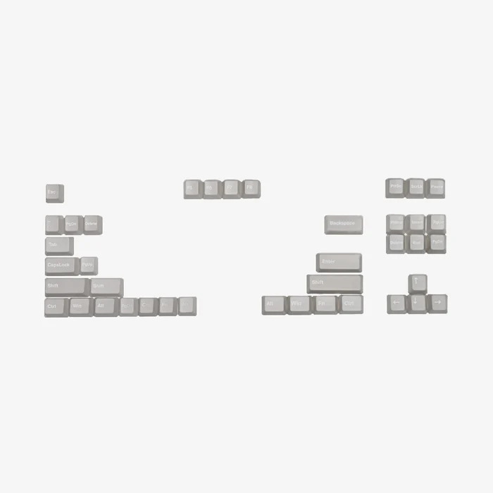 Keycap Sứ Cerakey V3 - Matte Gray