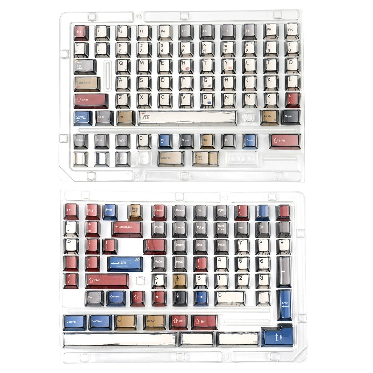 Keycap Cherry Aifei Truyện tranh Màu PBT Dyesub