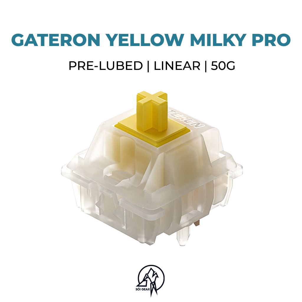 Switch Gateron Yellow Milky Pro Linear