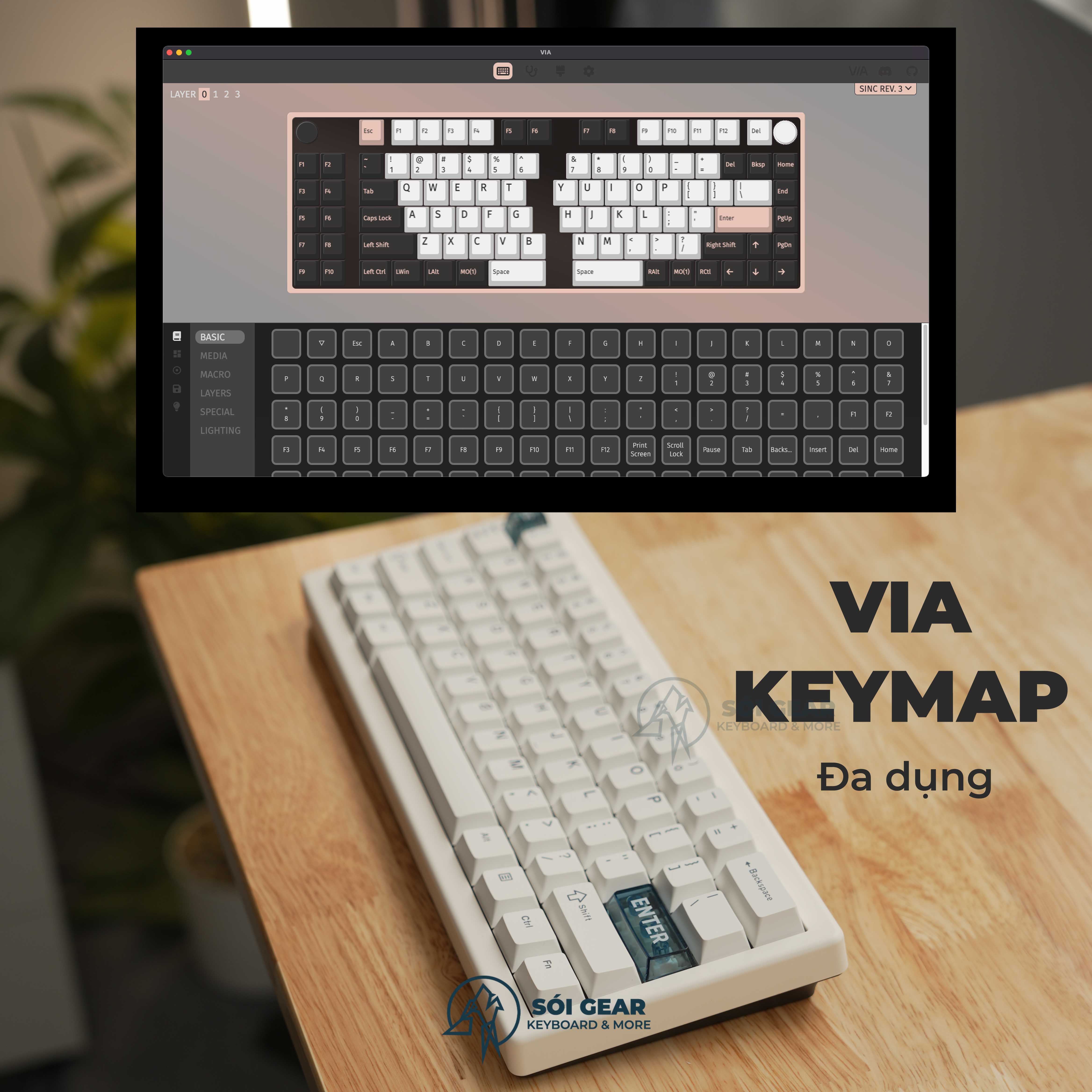 Bàn phím cơ CIDOO QK61 V2