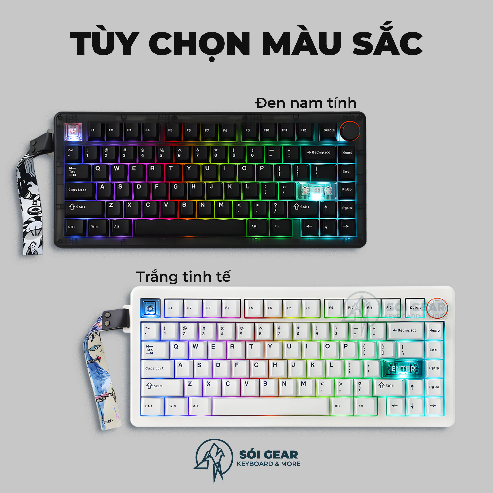 [In Stock] Bàn phím cơ CIDOO QK75