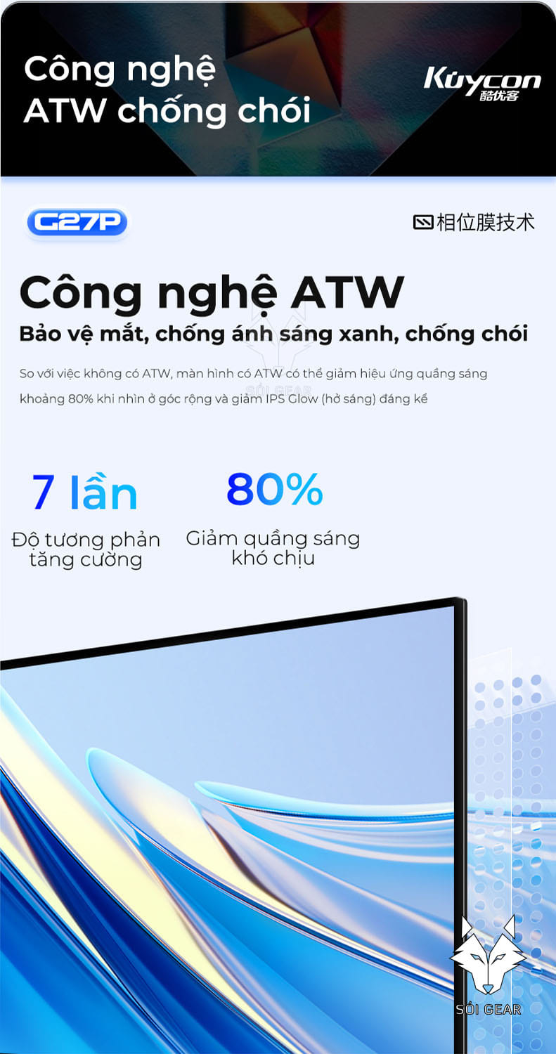 Màn hình Kuycon IPS 5K 60Hz 27 Inch G27P