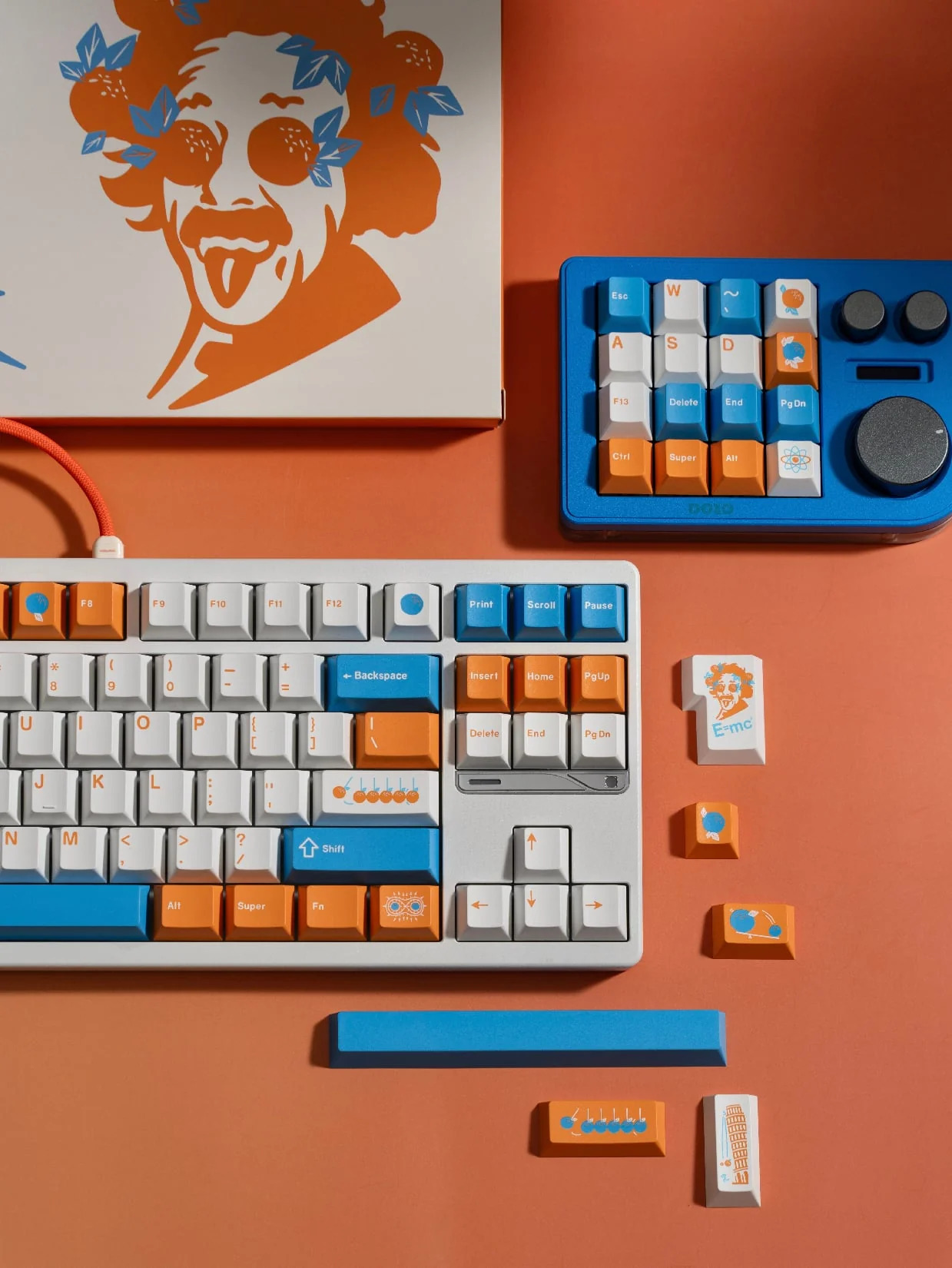 Keycap Keykobo Citrus Relativity ABS Doubleshot