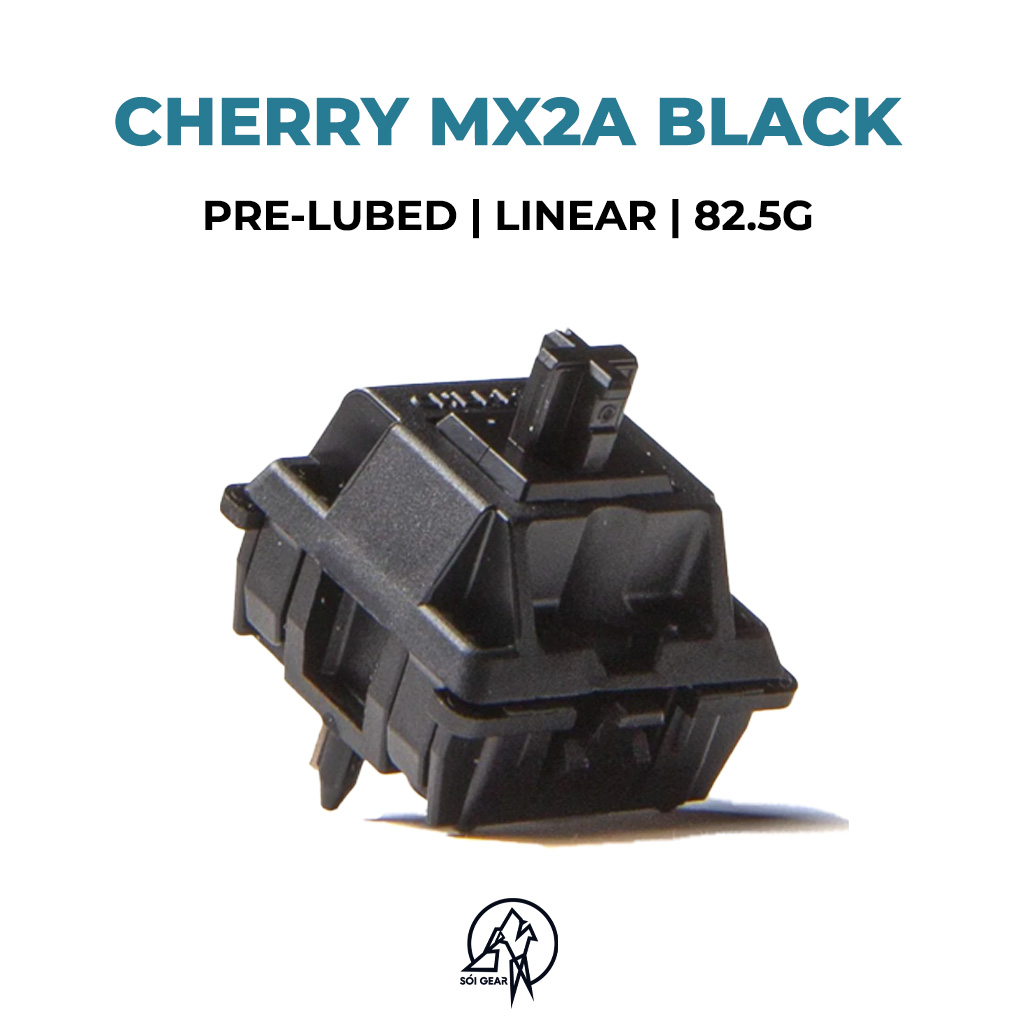 Cherry MX2A Black Linear Switches (Lubed)
