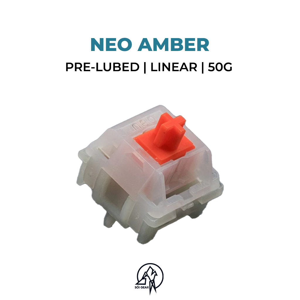 [In Stock] Neo Amber Linear Switches