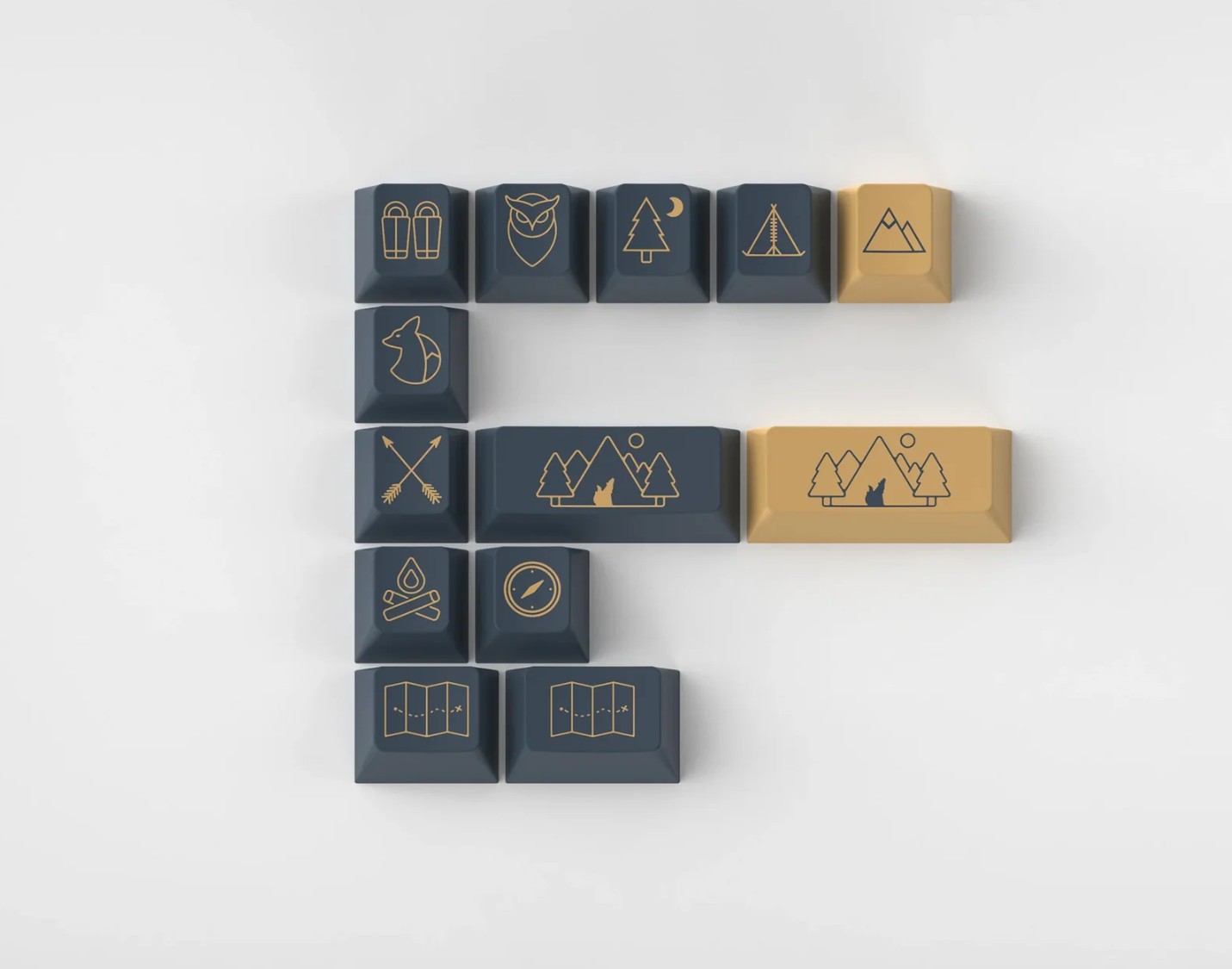 Keycap Cherry GMK CYL Moonlight ABS Doubleshot