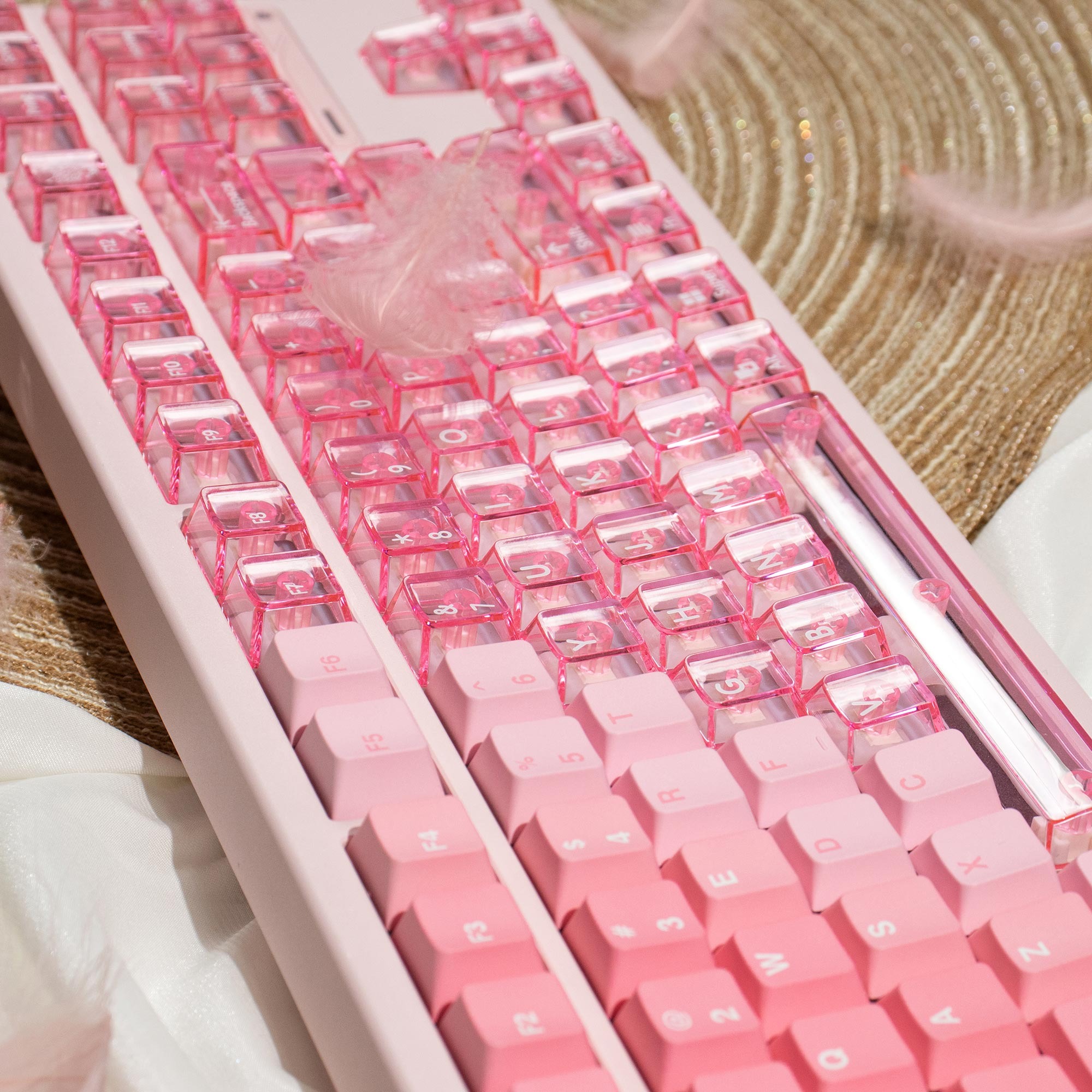 Keycap Cherry Mintcaps Núi Tuyết PBT+PC