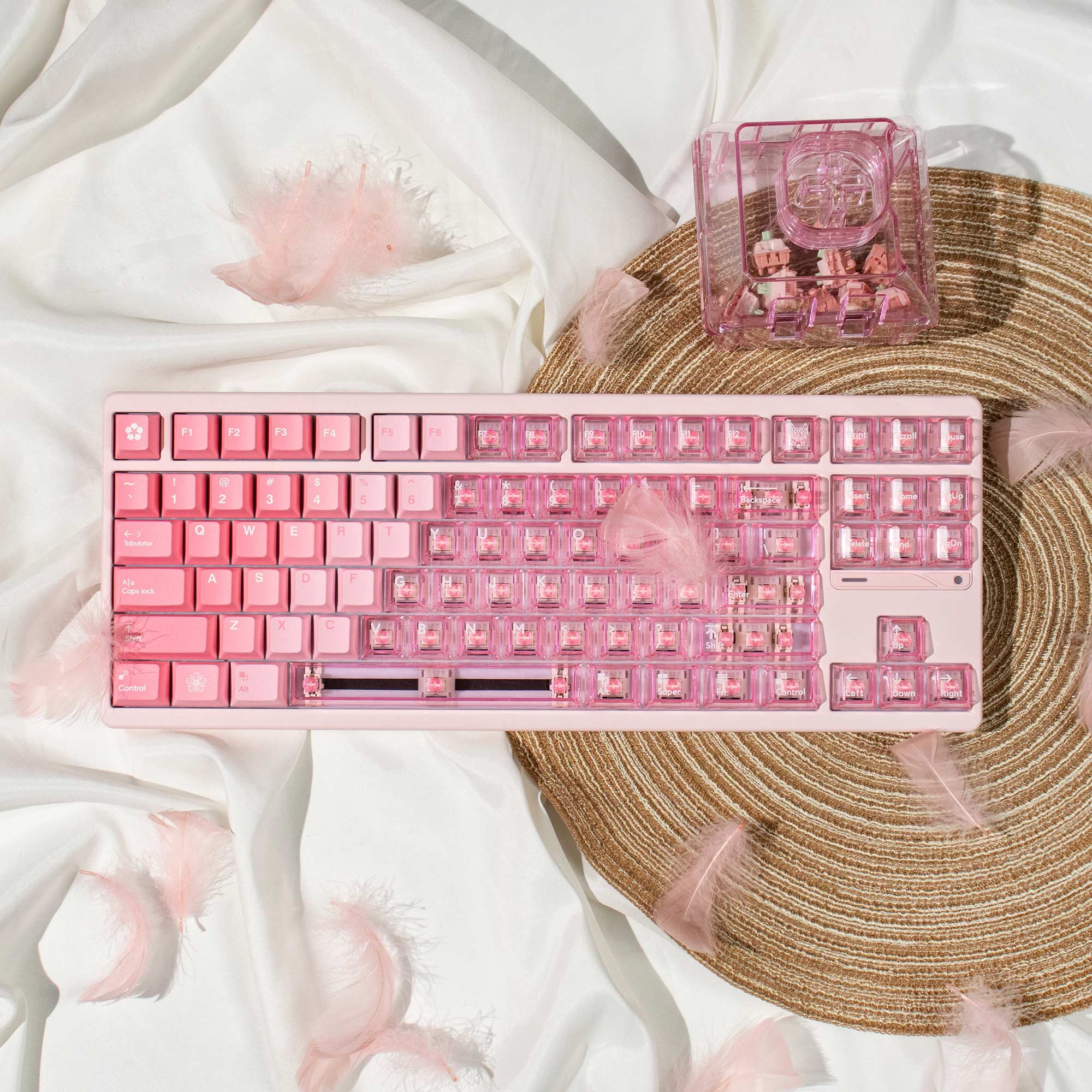 Keycap Cherry Mintcaps Núi Tuyết PBT+PC