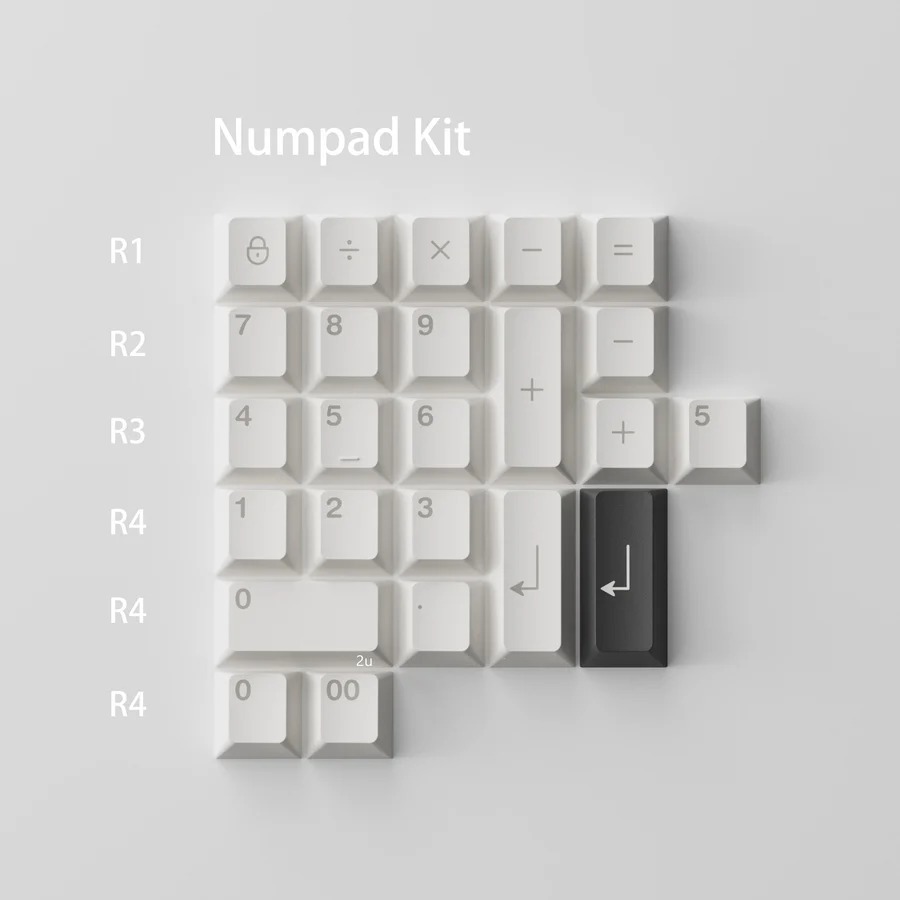 Keycap PBTfans Virtuoso Cherry PBT Dyesub