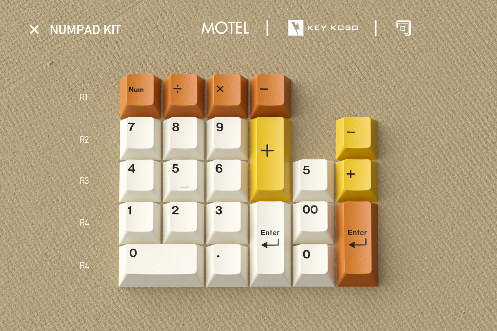 Keycap Cherry KeyKobo Motel ABS Doubleshot