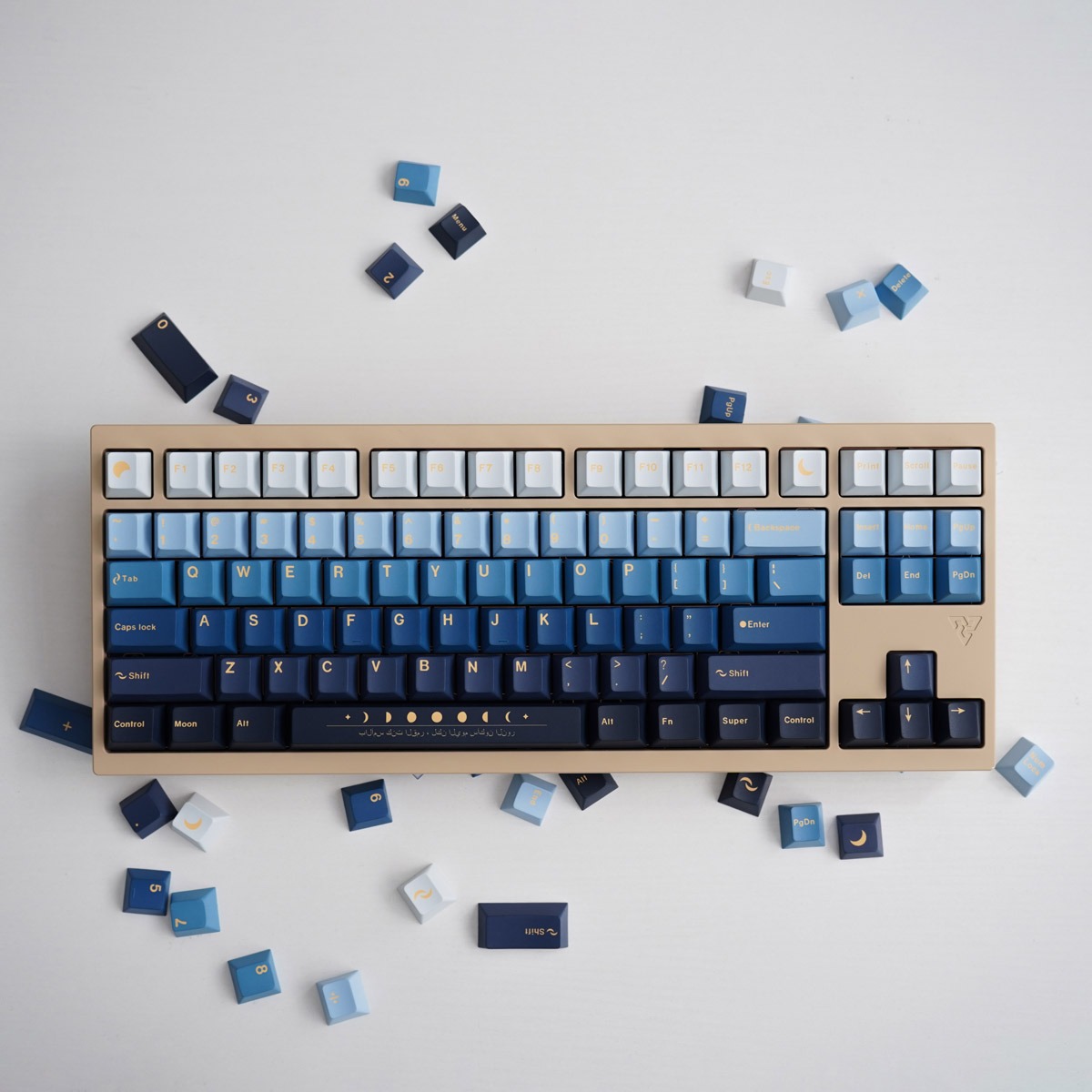 Keycap Mintcaps Cherry Moonrise PBT Dyesub