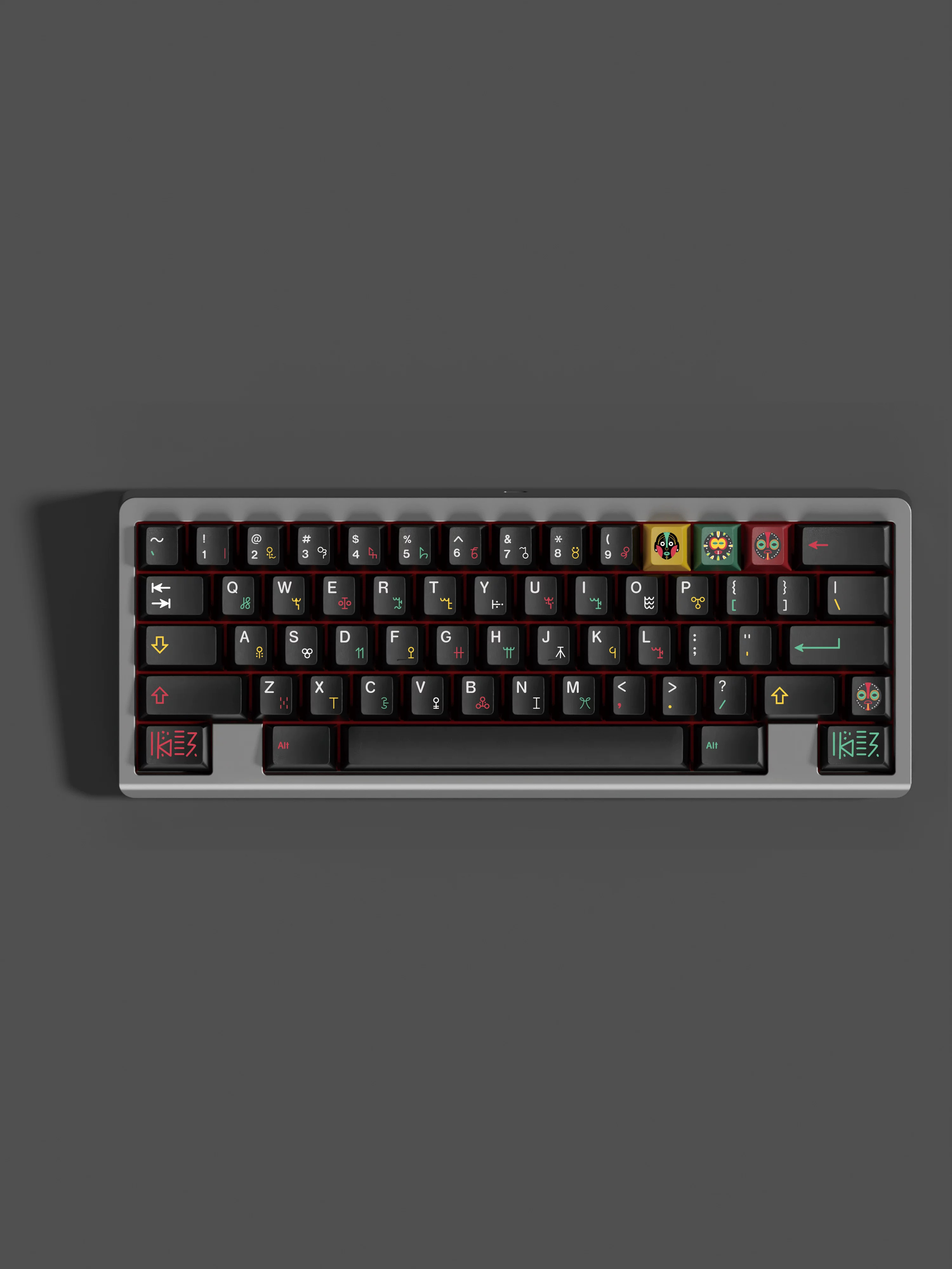 Keycap Walker Tribal Cherry PBT Dyesub