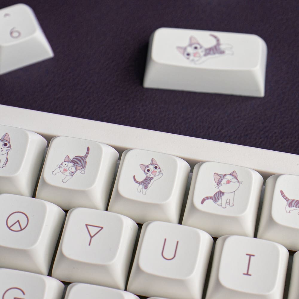 Keycap XDA PBT Dyesub Cheese Cat