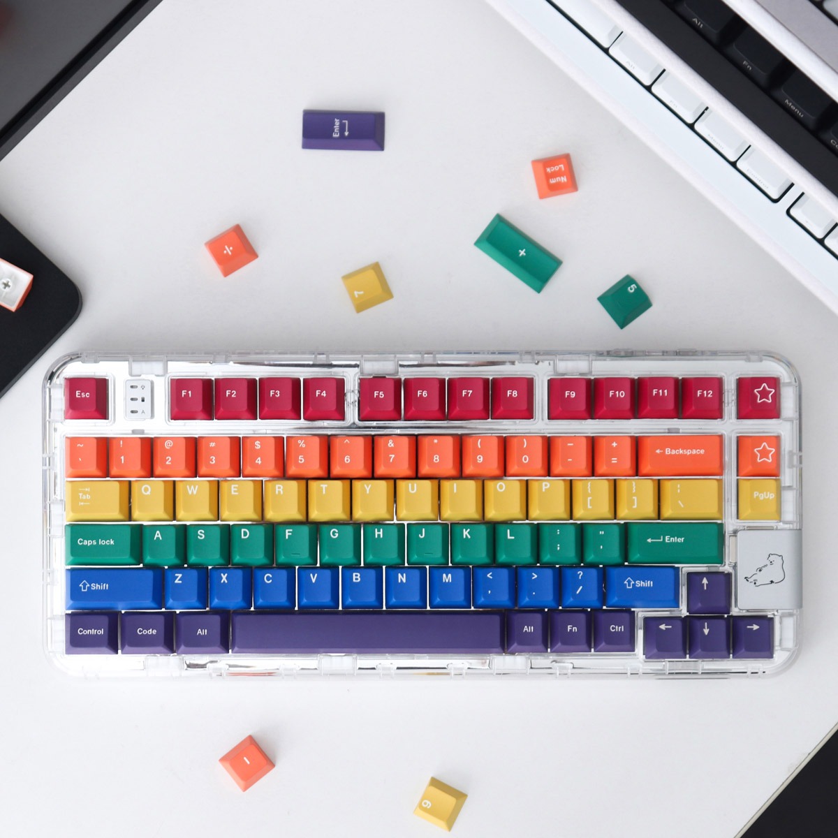 Keycap Mintcaps Cherry Pride PBT Dyesub
