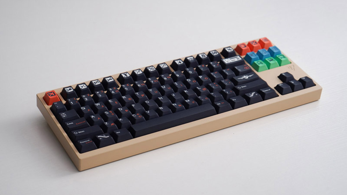 Keycap Mintcaps Cherry Flight PBT Dyesub