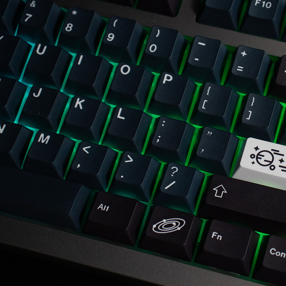 Keycap Mintcaps Cherry Galaxy dark PBT dyesub (Base + Novelties)