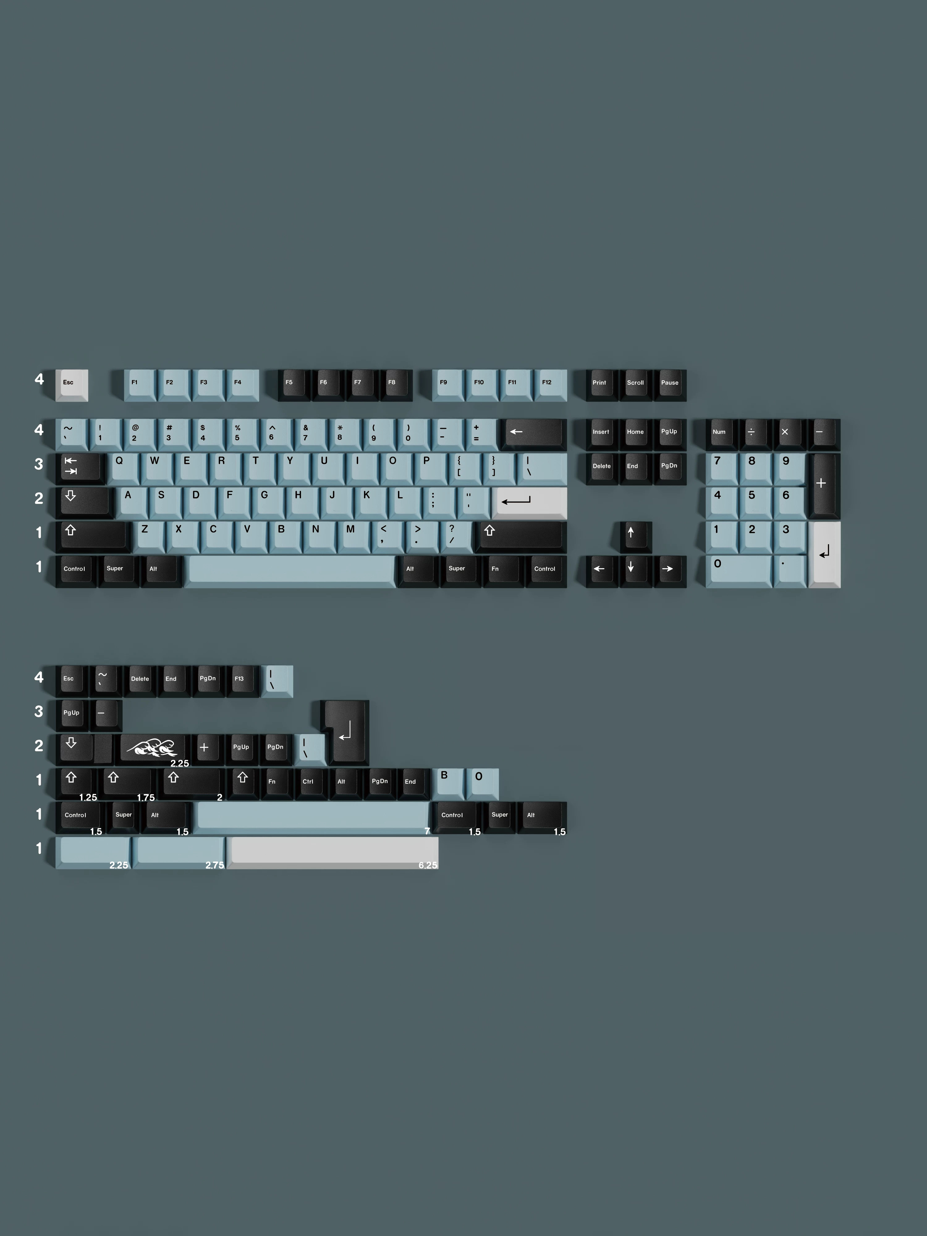 Keycap Walker Mizu Water Cherry PBT Dyesub