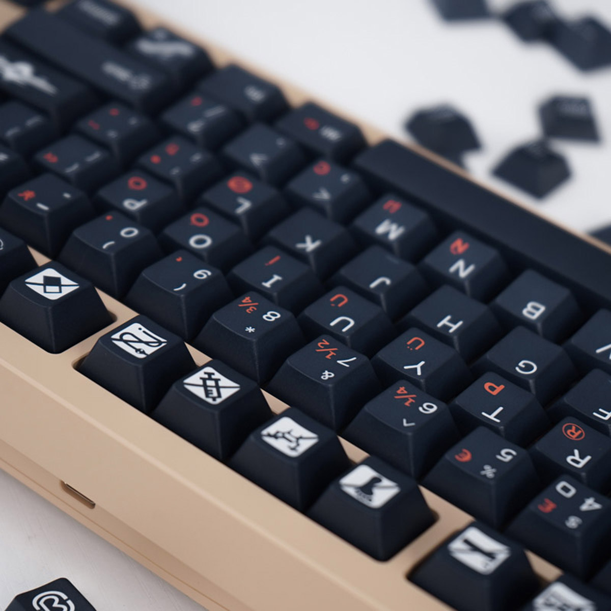 Keycap Mintcaps Cherry Flight PBT Dyesub