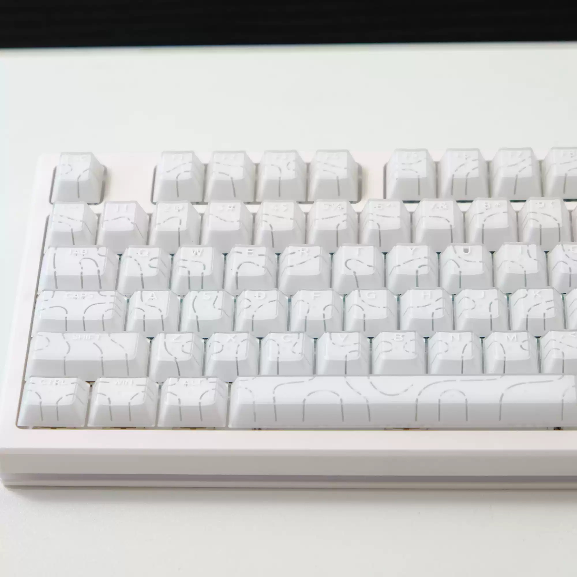 Keycap Cherry Aifei Đường Viền ABS Xuyên led