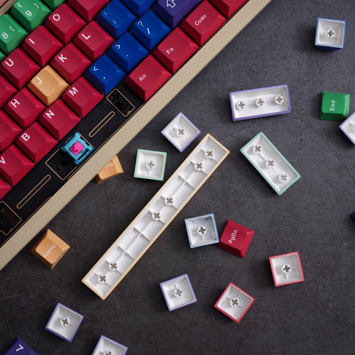 Keycap Mintcaps Cherry Handarbeit PBT Dyesub