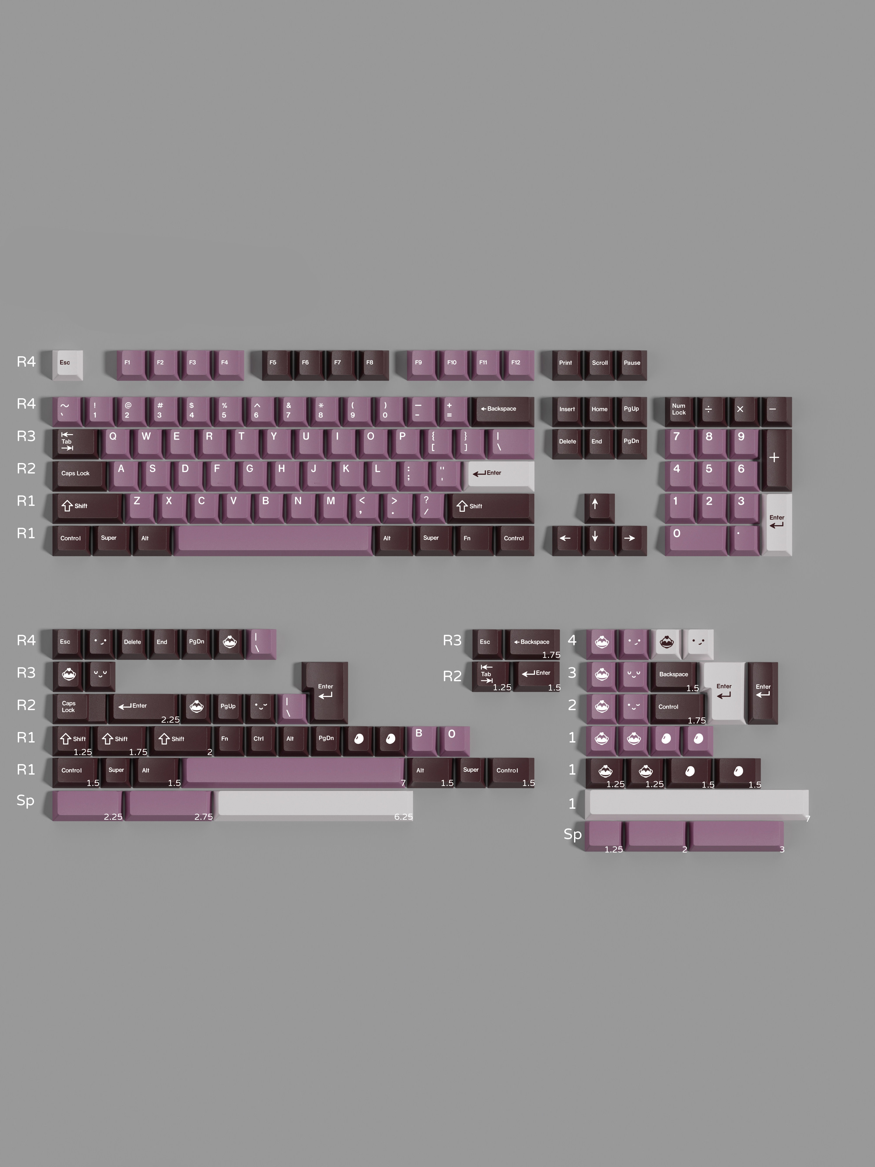 Keycap Walker Ice Smoothie Cherry PBT Dyesub