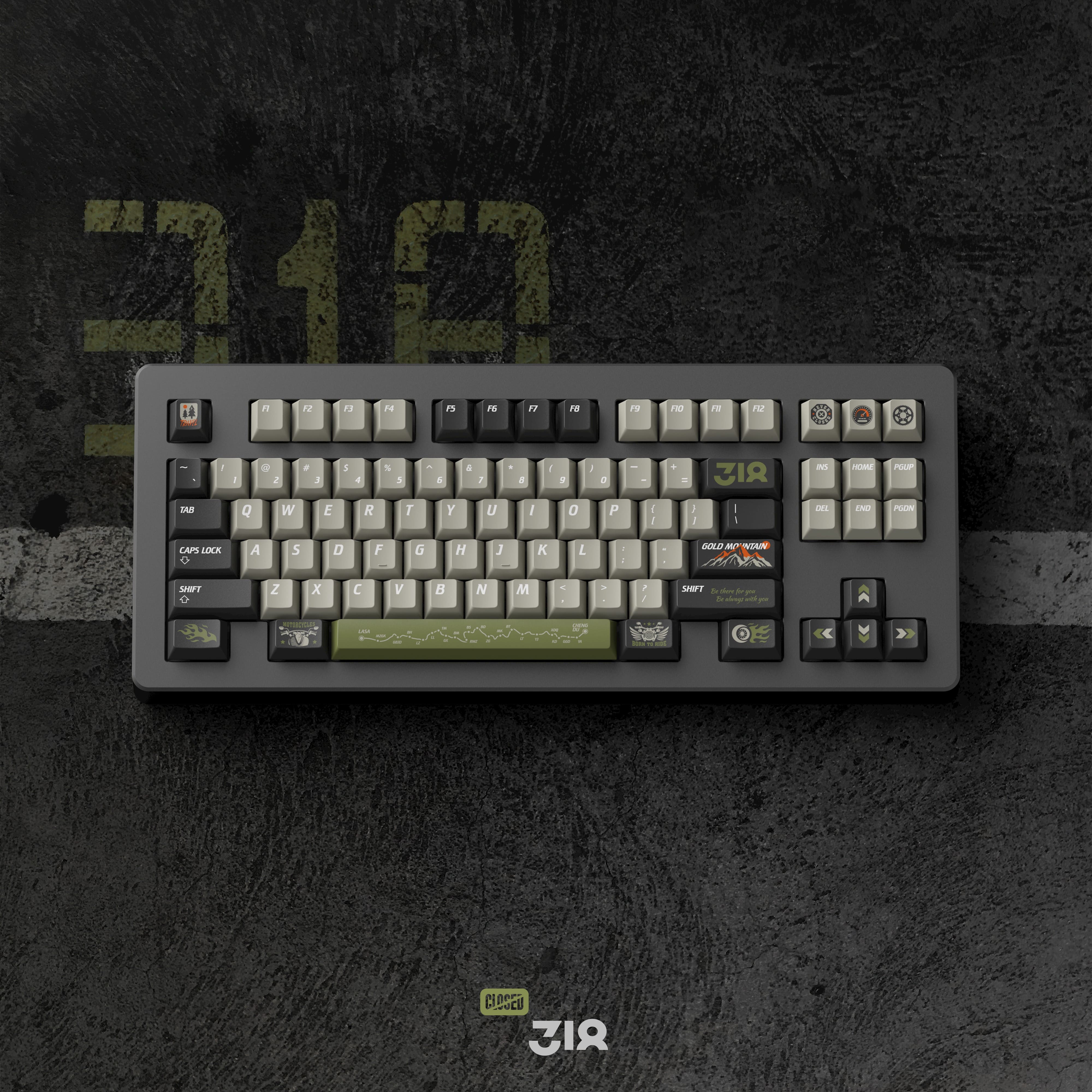 Keycap Cherry Wukds 318 PBT Dyesub - 172 nút