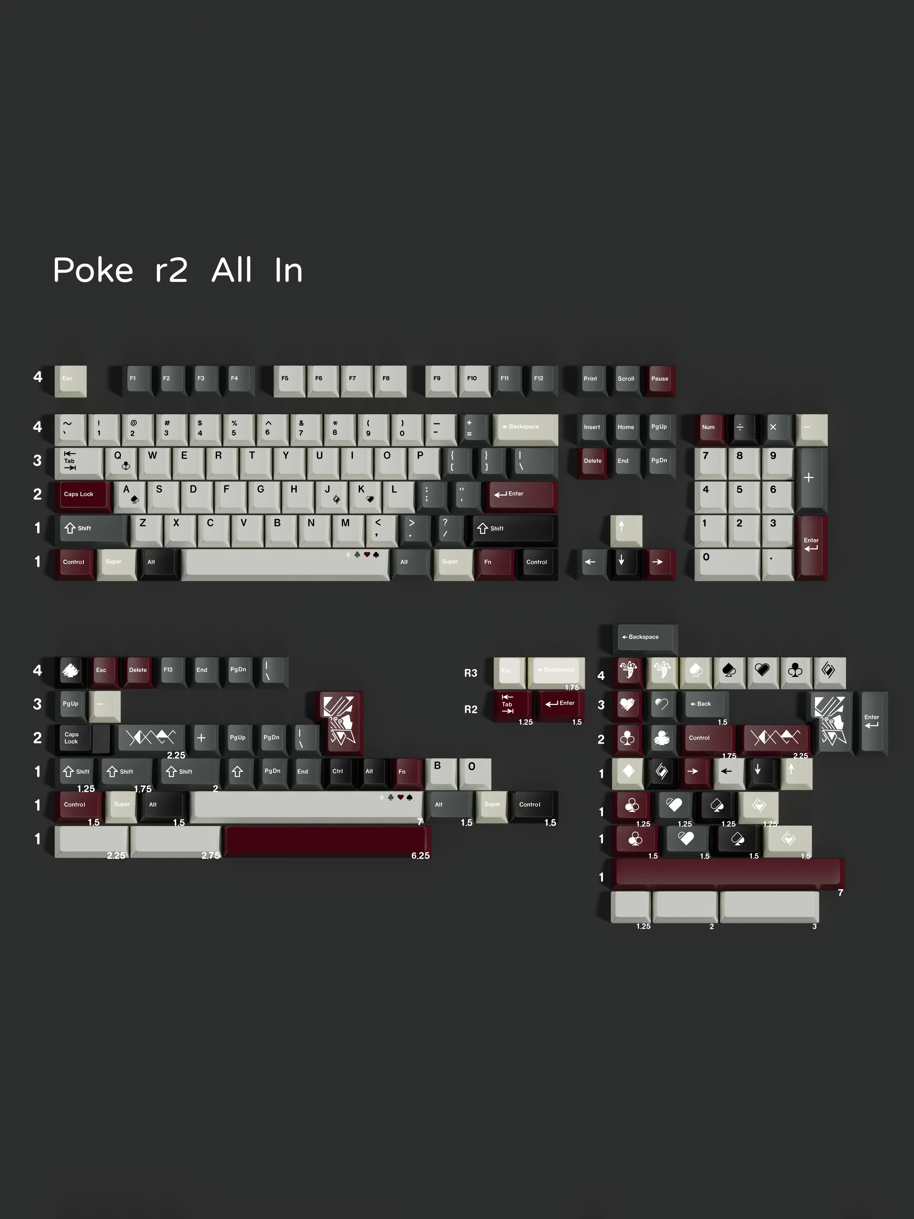 Keycap Walker Poke R2 Cherry PBT Dyesub