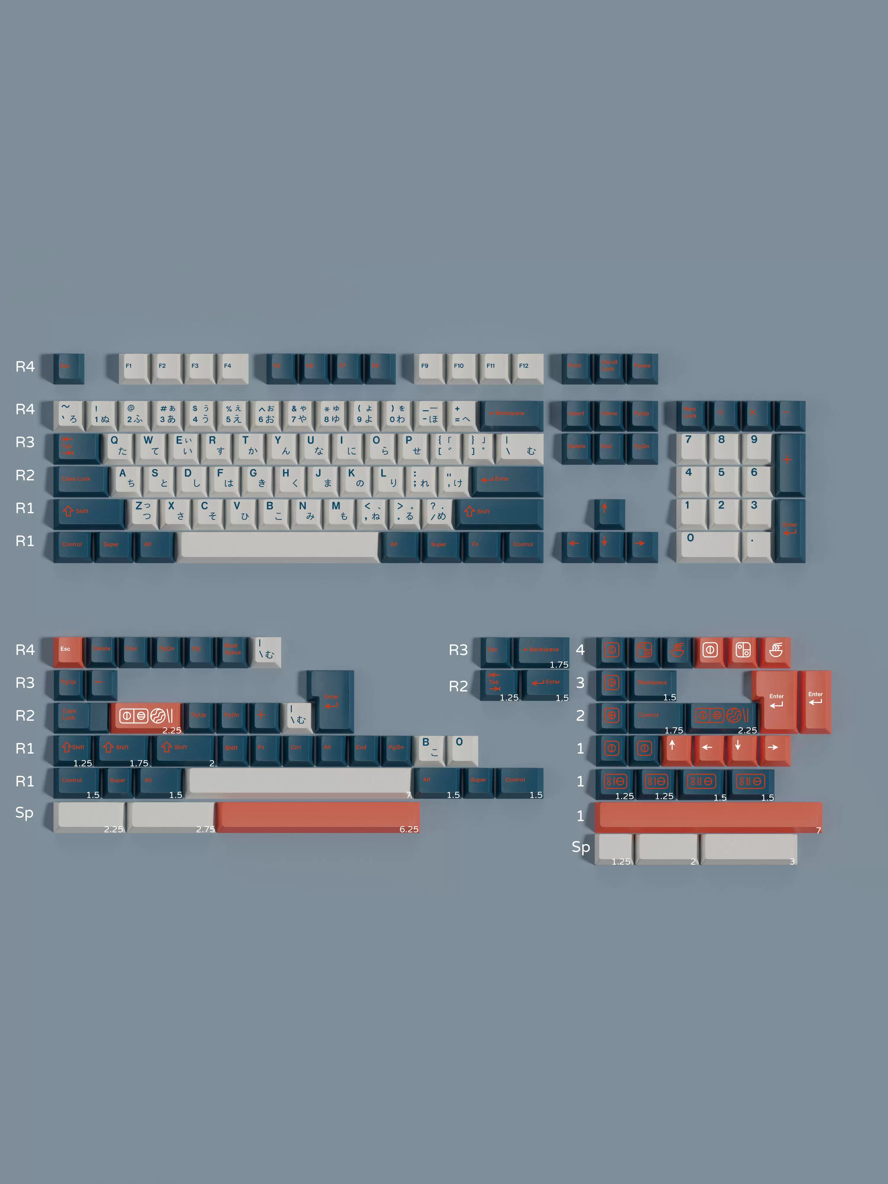 [In Stock] Keycap Walker Bento Cherry PBT Dyesub