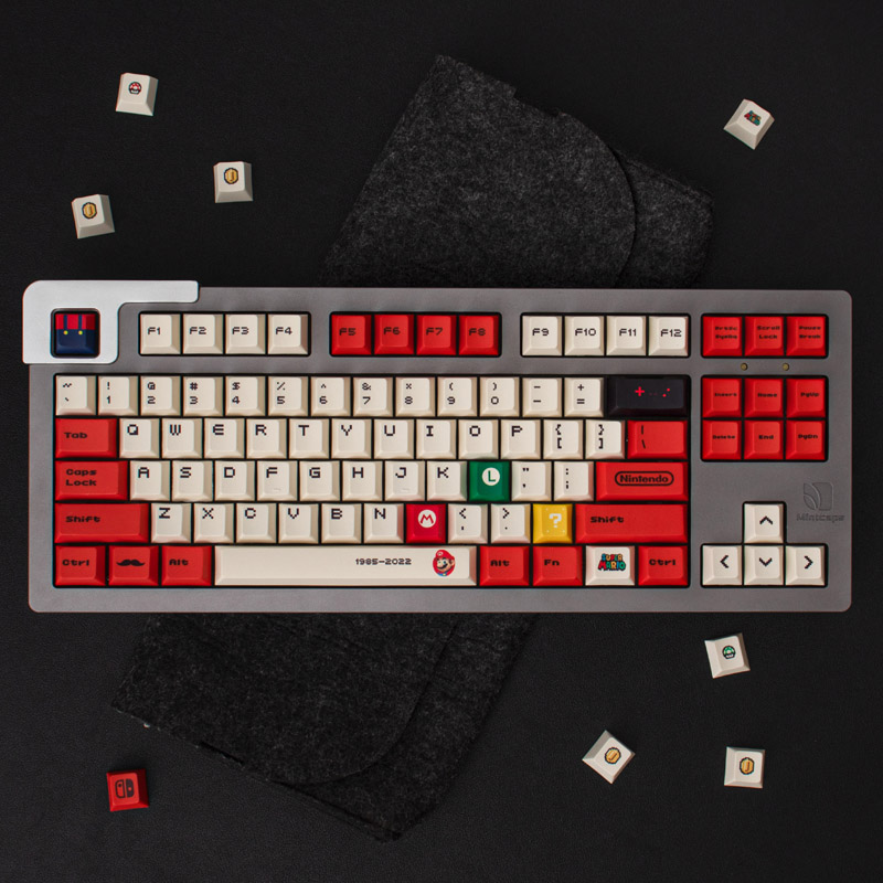 Keycap Mintcaps Cherry Mario PBT Dyesub-Red