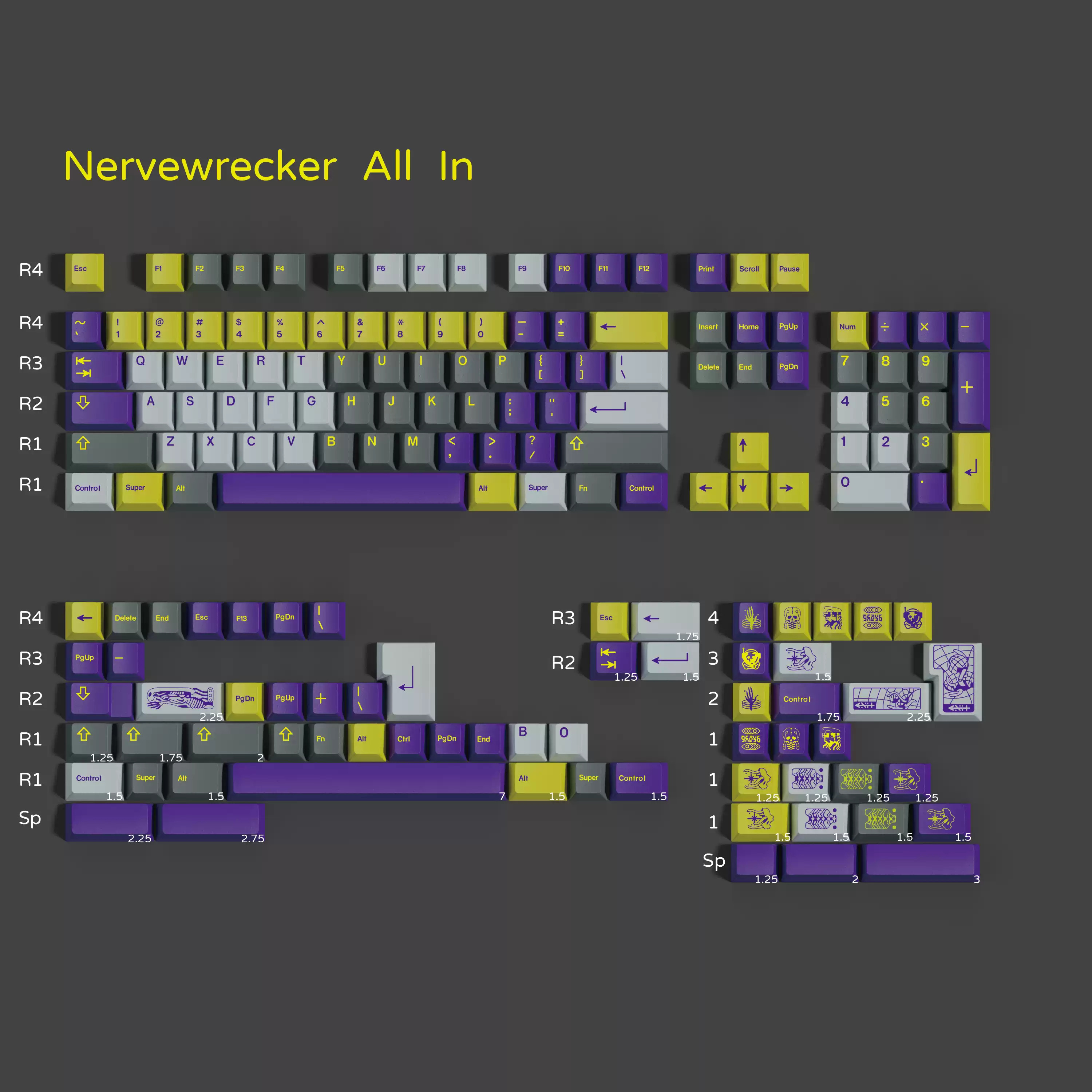 Keycap Walker Nervewrecker Cherry PBT Dyesub