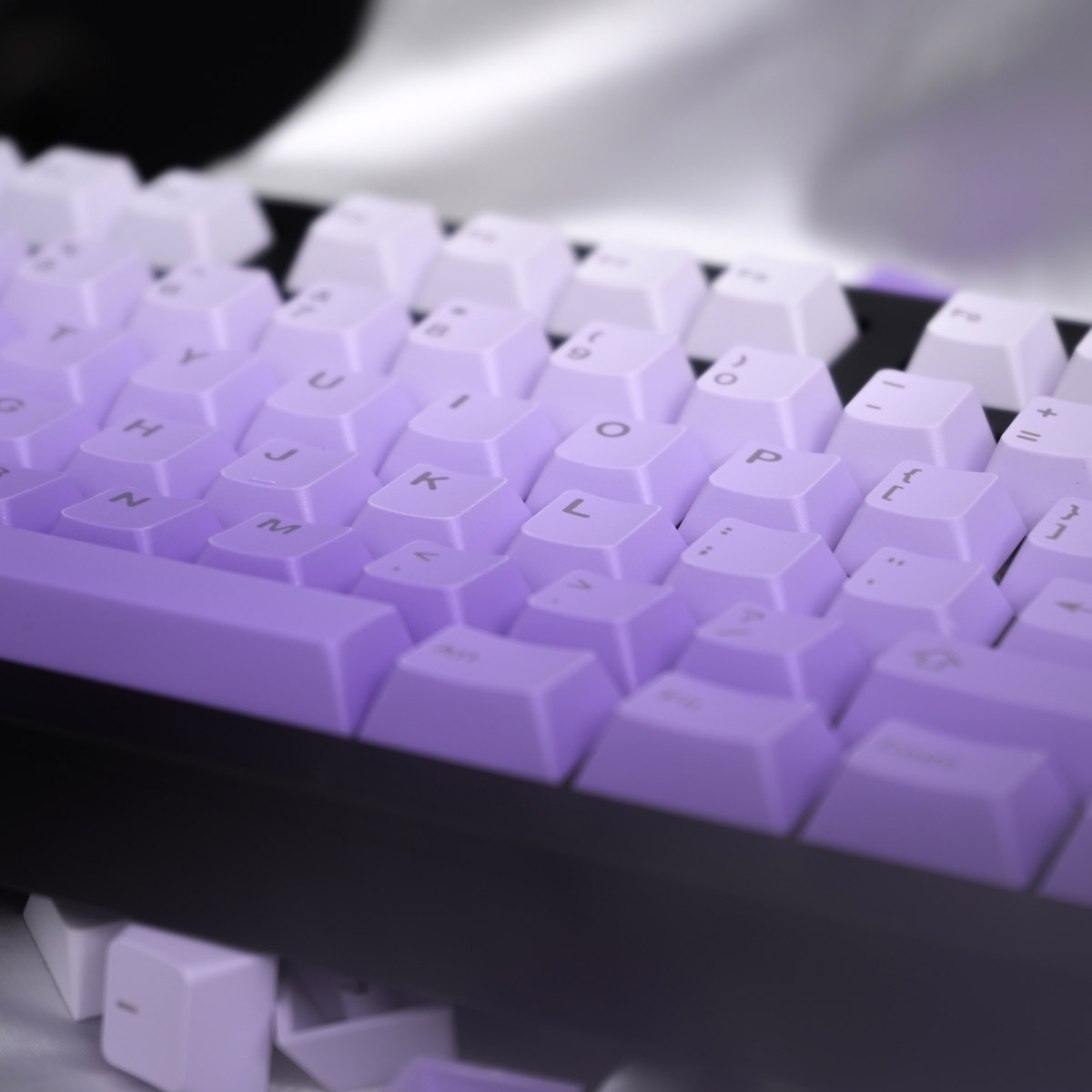 Keycap Cherry Gradient Purple PBT Dyesub (Chữ trên - không xuyên led)