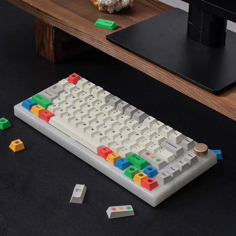 Keycap Mintcaps Cherry PBT Dyesub Traffic Light