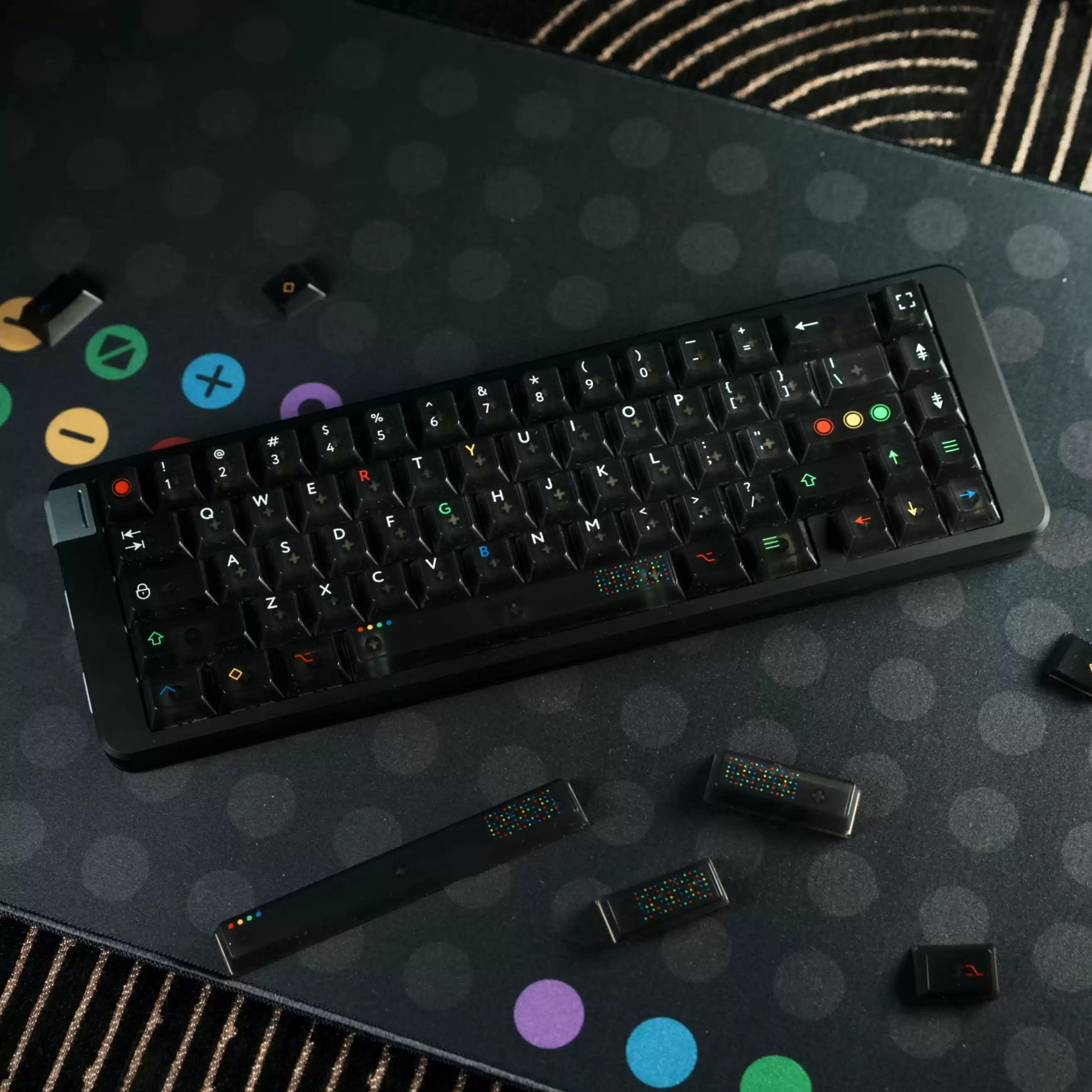 Keycap Aifei Black Light Xuyên led Cherry ABS