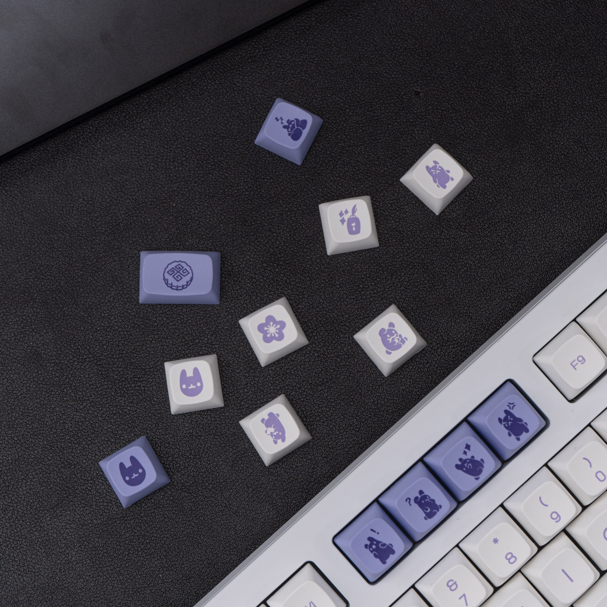 [IN STOCK] Keycap XDA Purple Rabit | PBT Dyesub