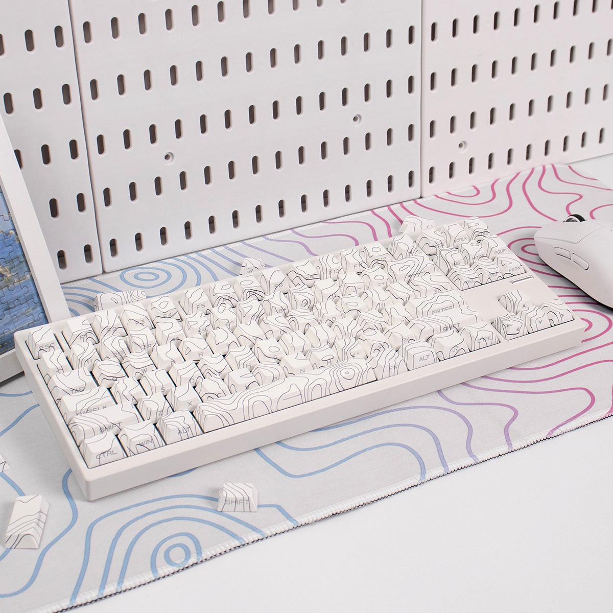 Keycap Cherry Đường Viền PBT Dyesub Xuyên Led