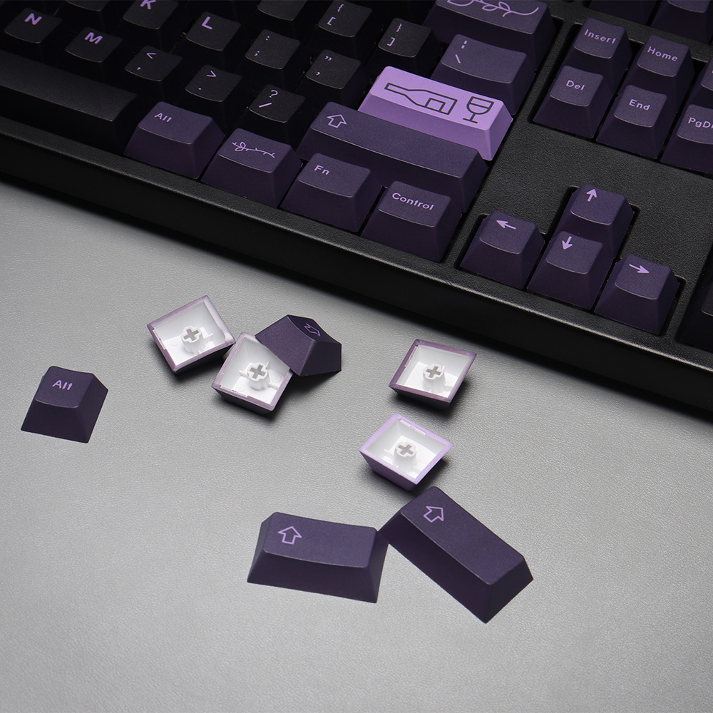 Keycap Mintcaps Cherry First Love  purple PBT Dyesub - English