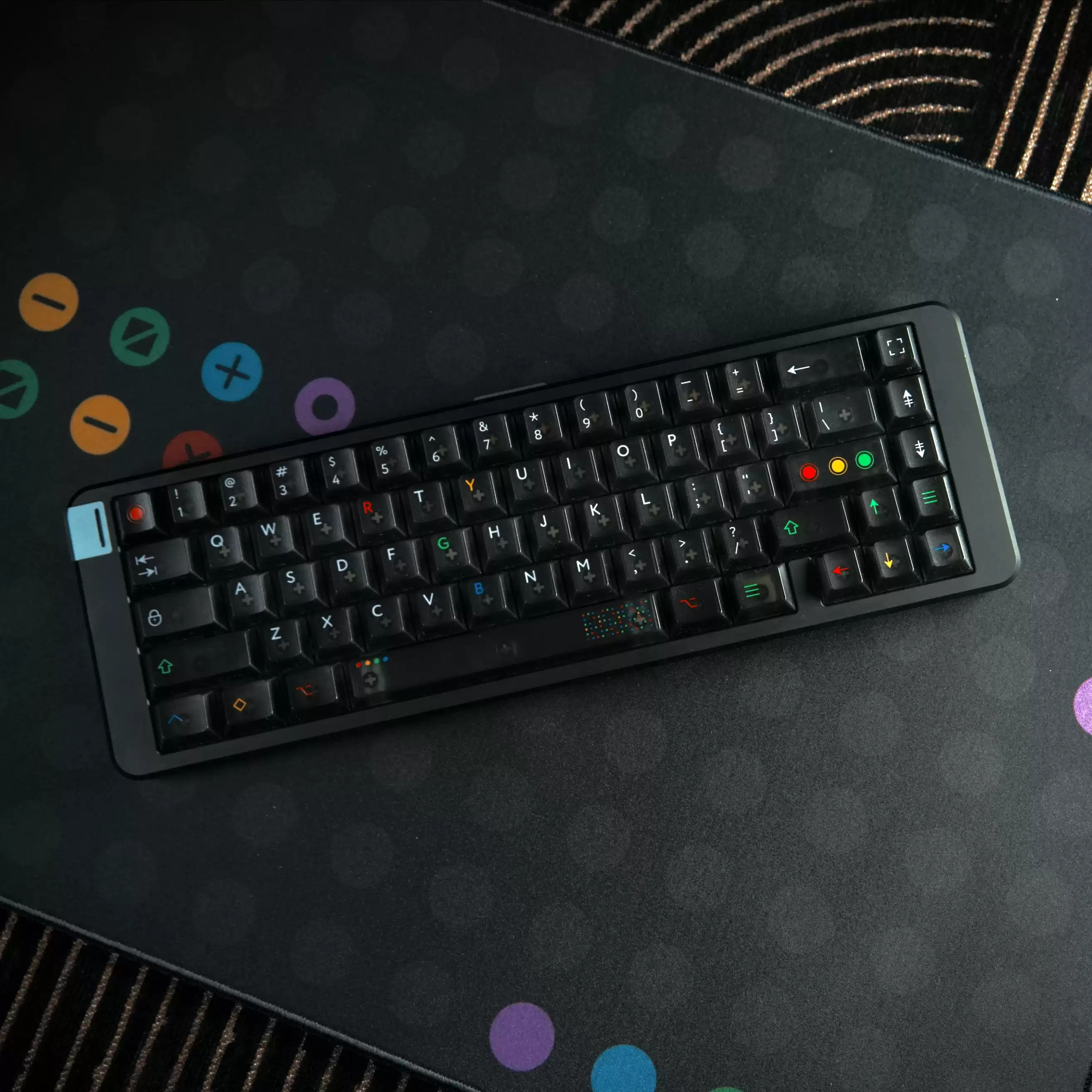 Keycap Aifei Black Light Xuyên led Cherry ABS