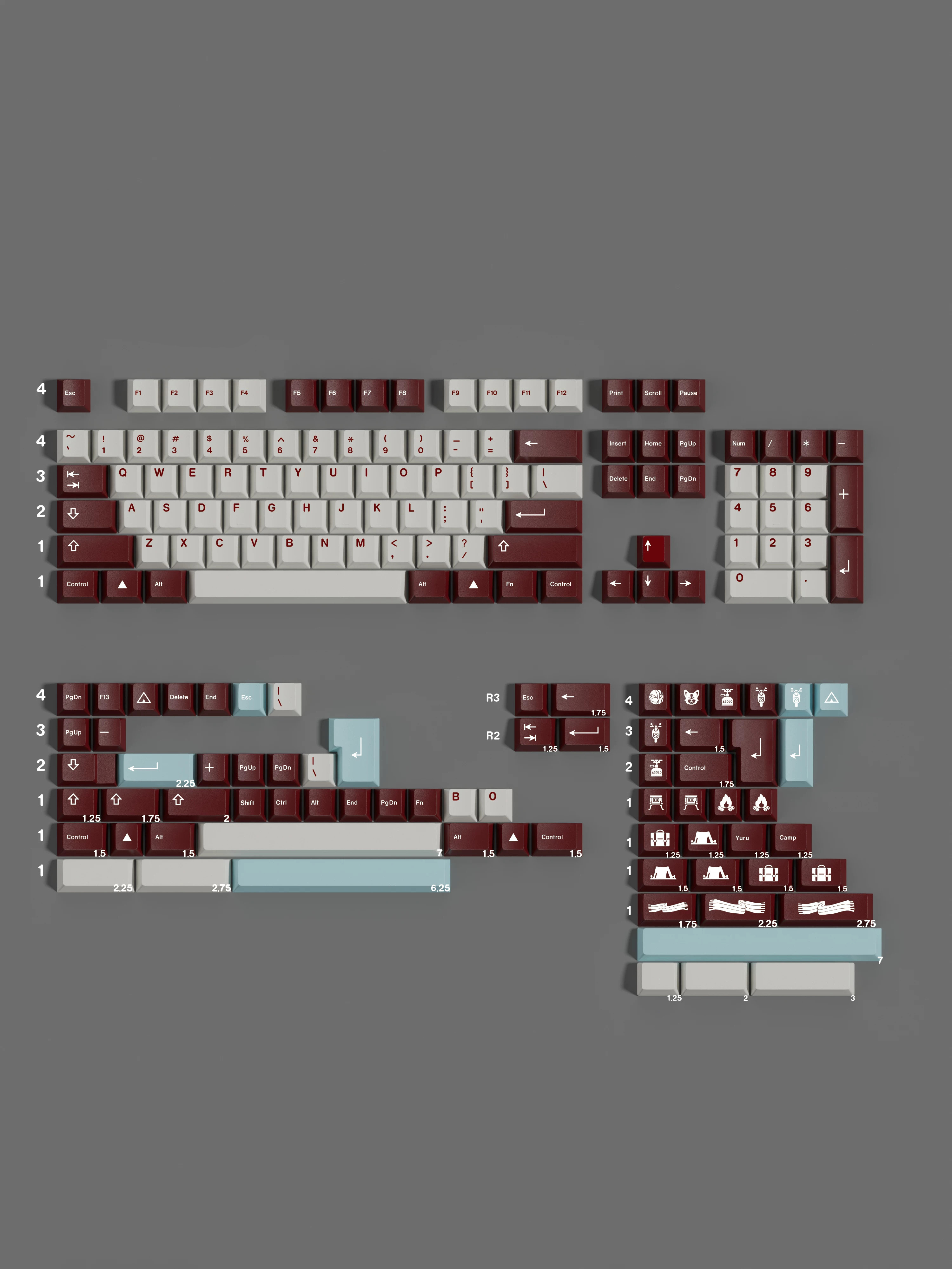 Keycap Walker Swaying Cherry PBT Dyesub