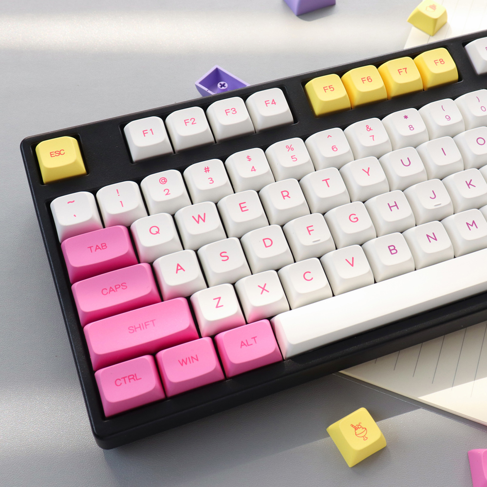 [In Stock] Keycap XDA  Icecream (English) | PBT Dyesub | 137 nút