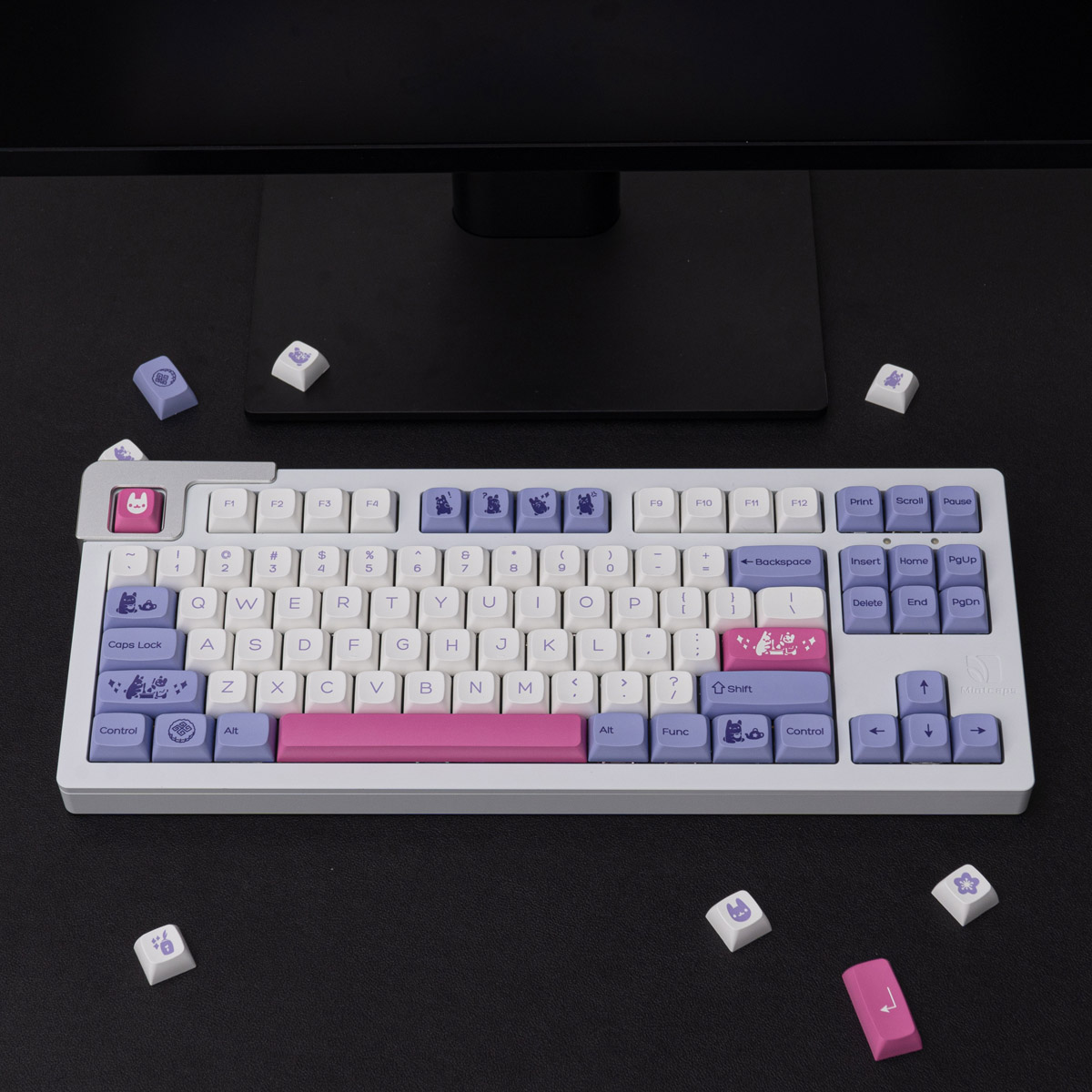 [IN STOCK] Keycap XDA Purple Rabit | PBT Dyesub