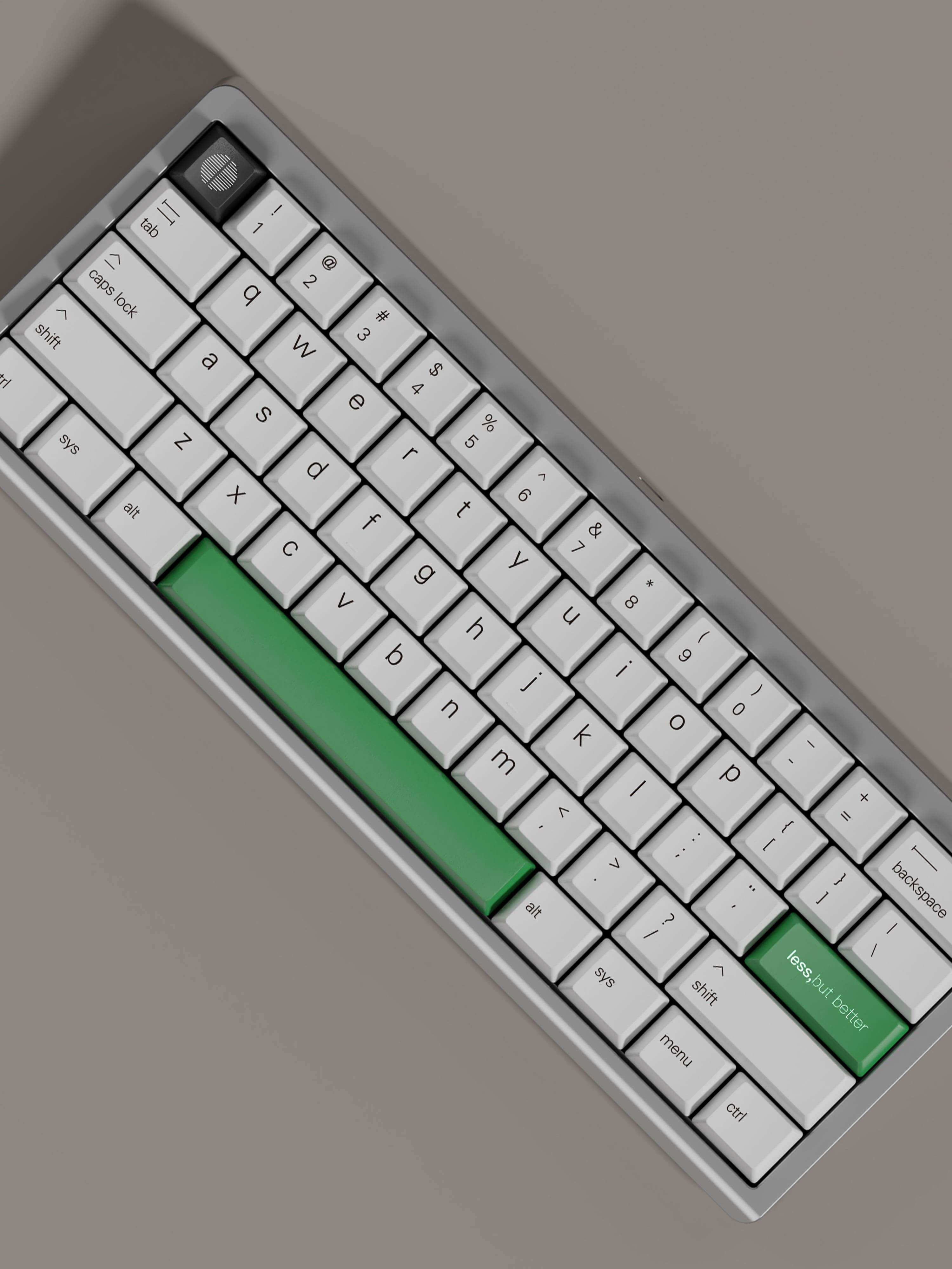 Keycap Walker Cherry  Less But Better PBT Dyesub