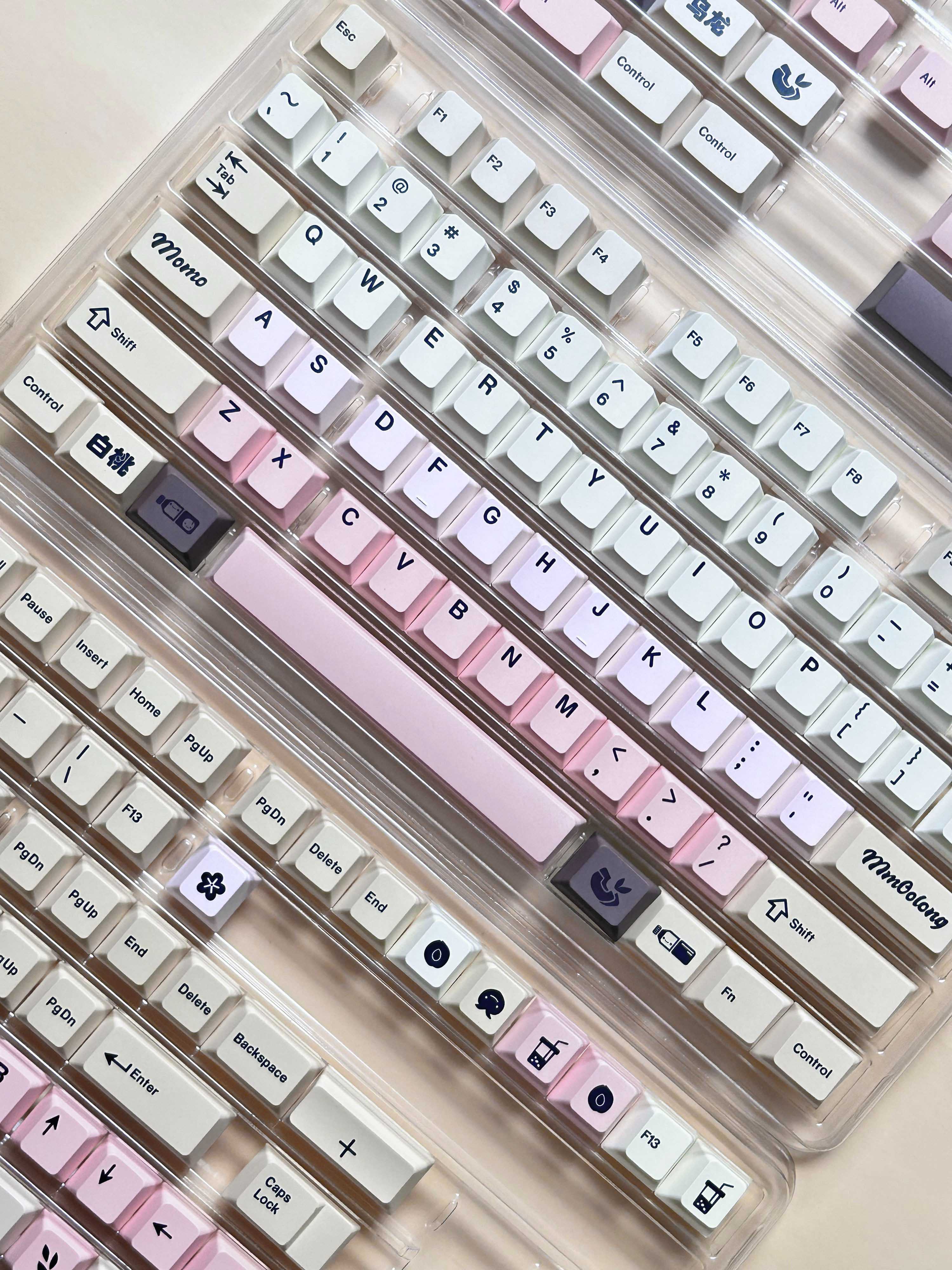 [Instock] Keycap Walker Cherry Ô Long Đào PBT Dyesub