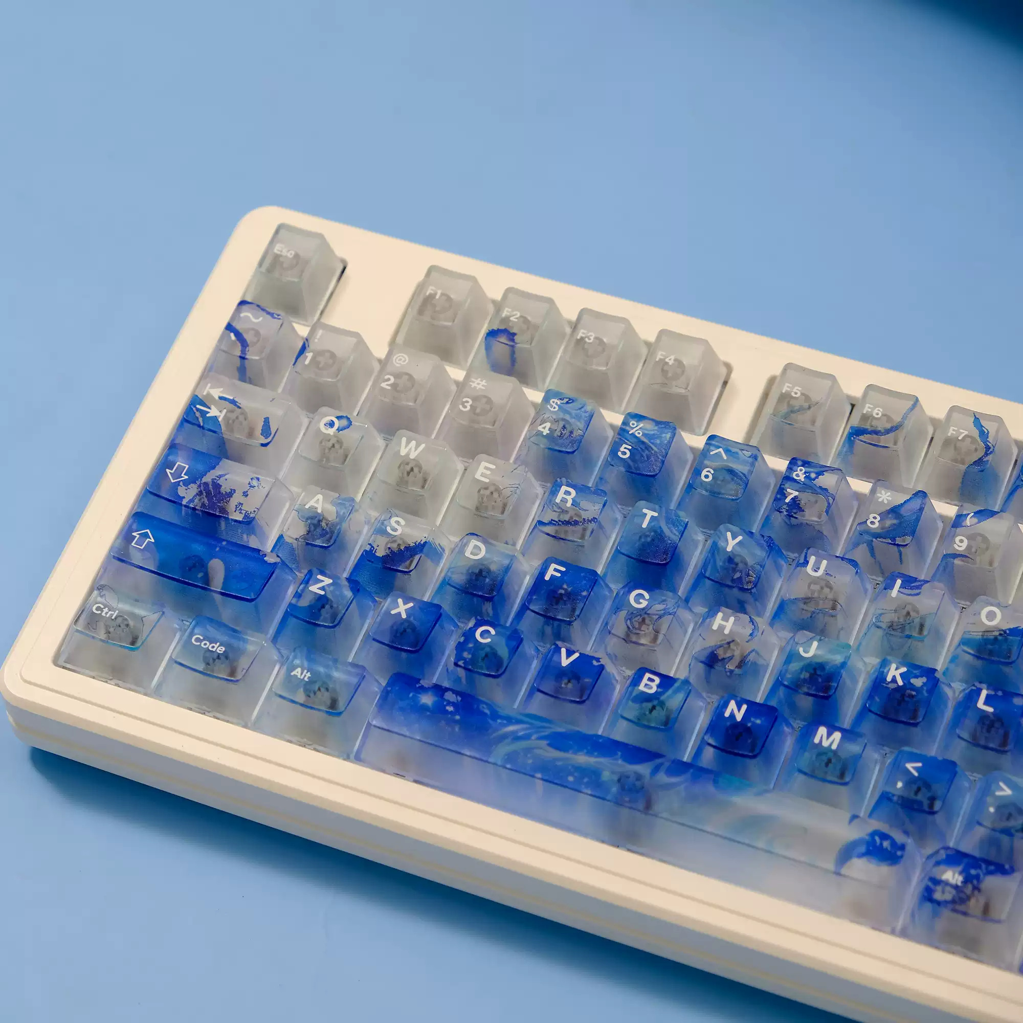Keycap Cherry Aifei Deep Sea ABS Xuyên led