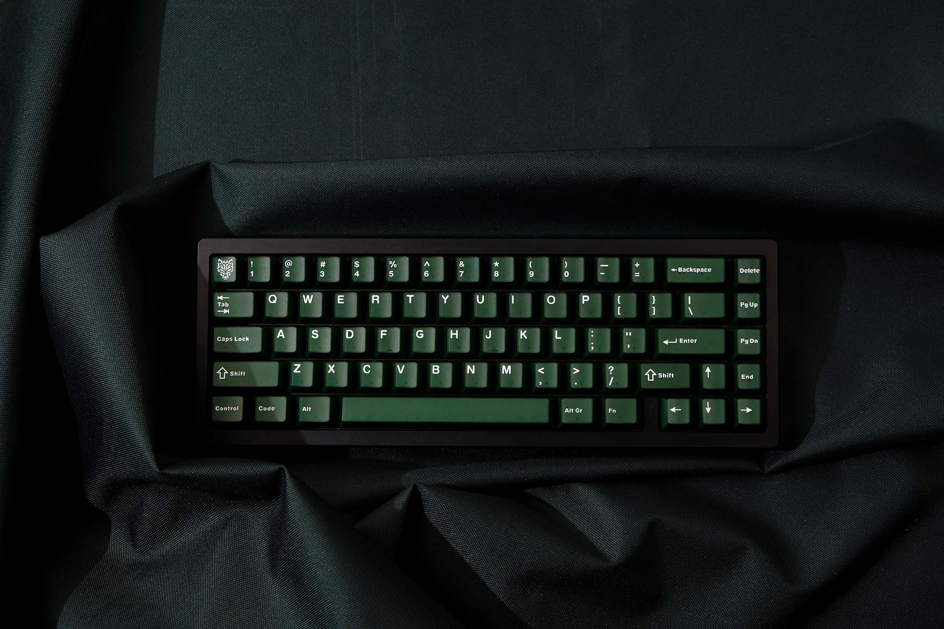 Keycap Cherry Aifei Pyga Green Semi-Transparent ABS Doubleshot